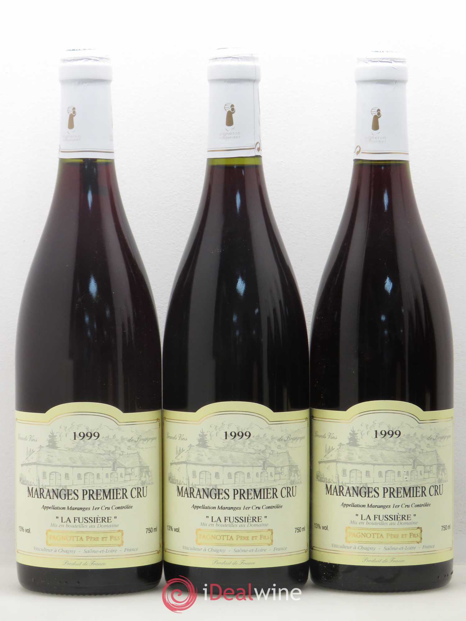 Maranges 1er Cru Pagnota La Fussière 1999 - Lot of 6 bottles - 1