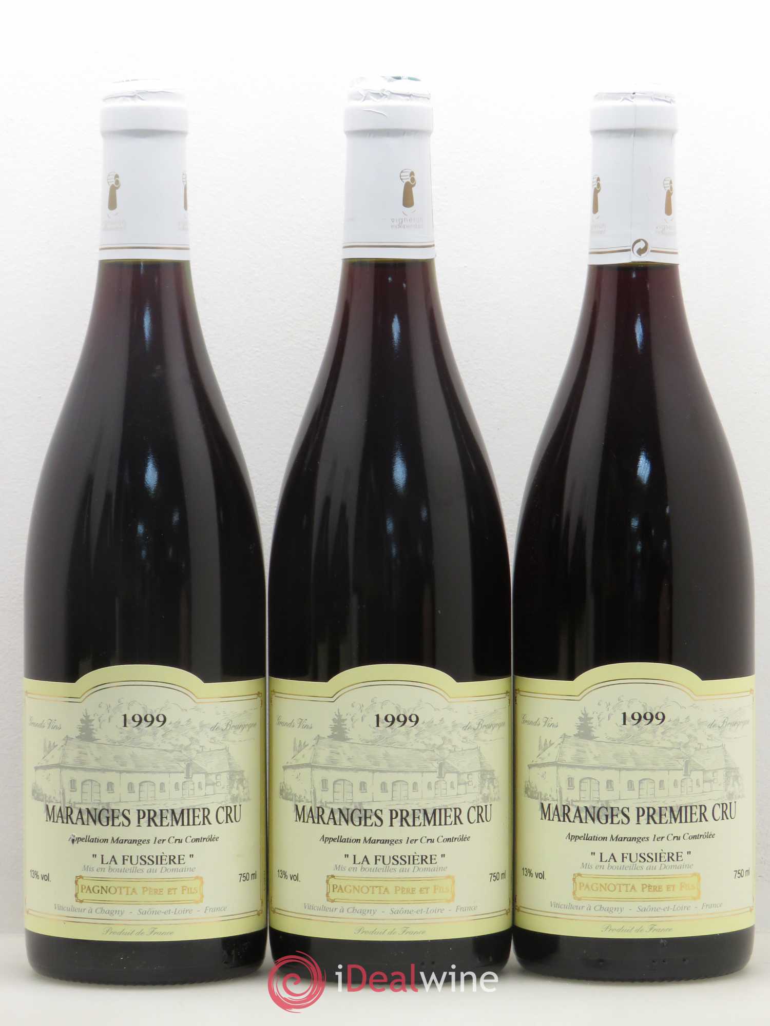 Maranges 1er Cru Pagnota La Fussière 1999 - Lot of 6 bottles - 2