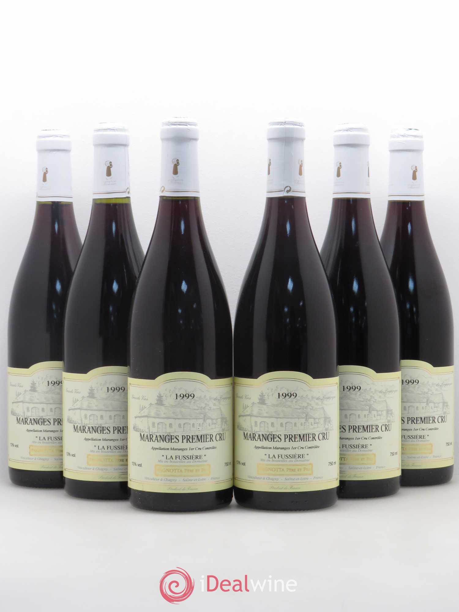 Maranges 1er Cru Pagnota La Fussière 1999 - Lot of 6 bottles - 0