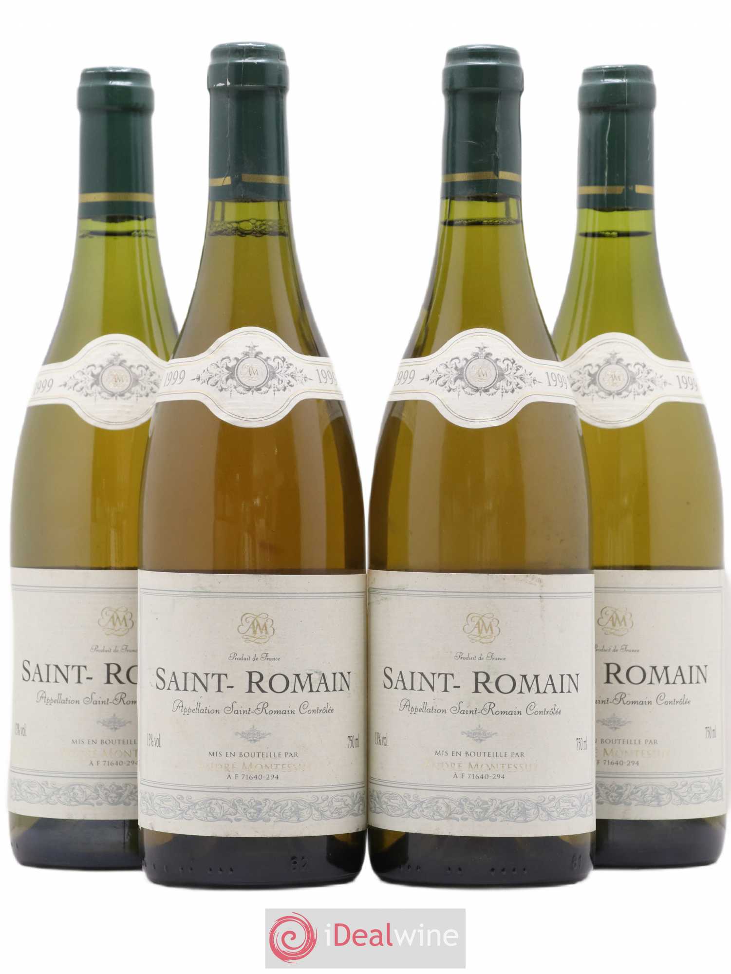Saint-Romain Andre Montessuy 1999 - Lot de 4 bouteilles - 0