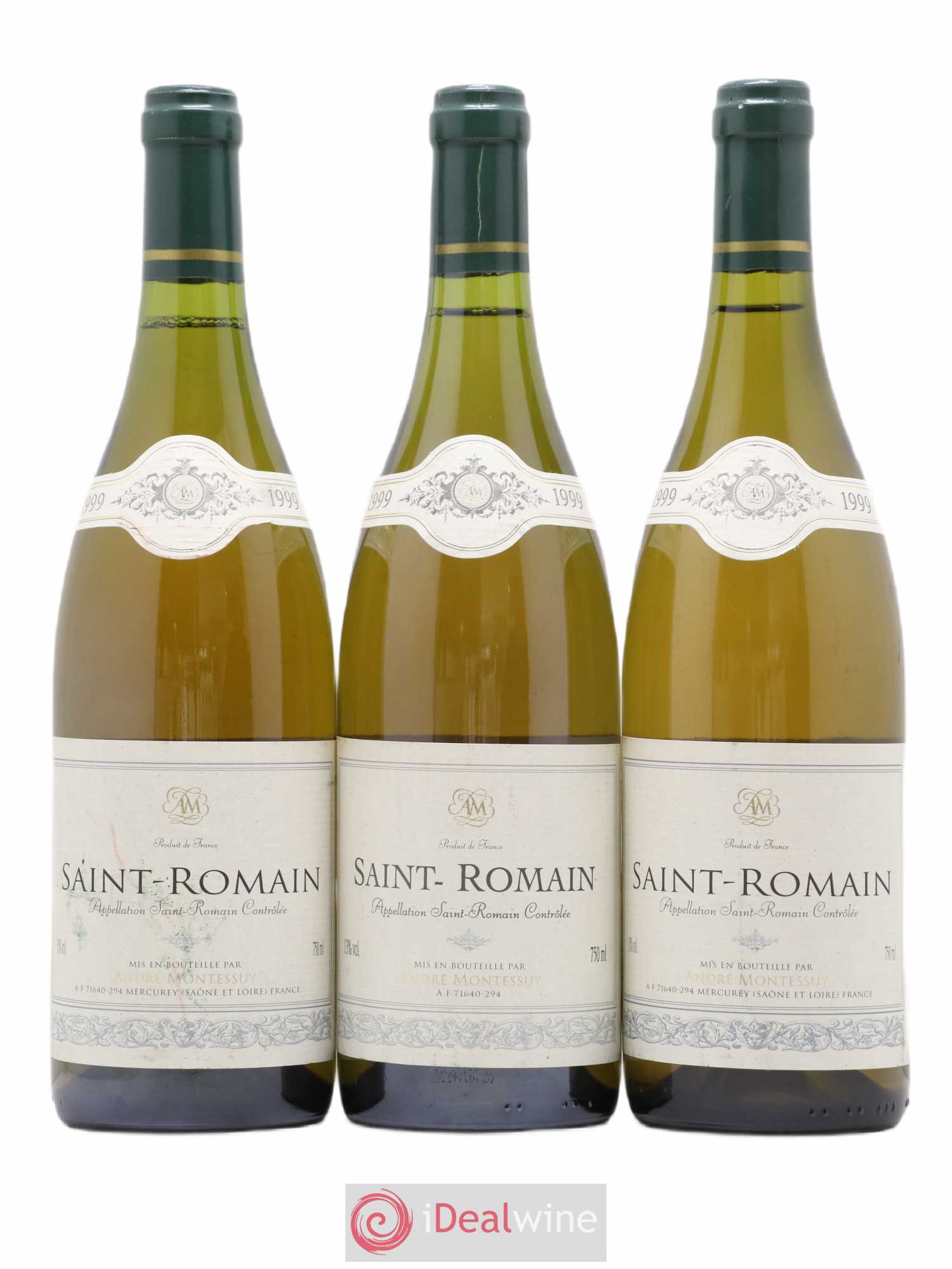 Saint-Romain Andre Montessuy 1999 - Lot of 3 bottles - 0
