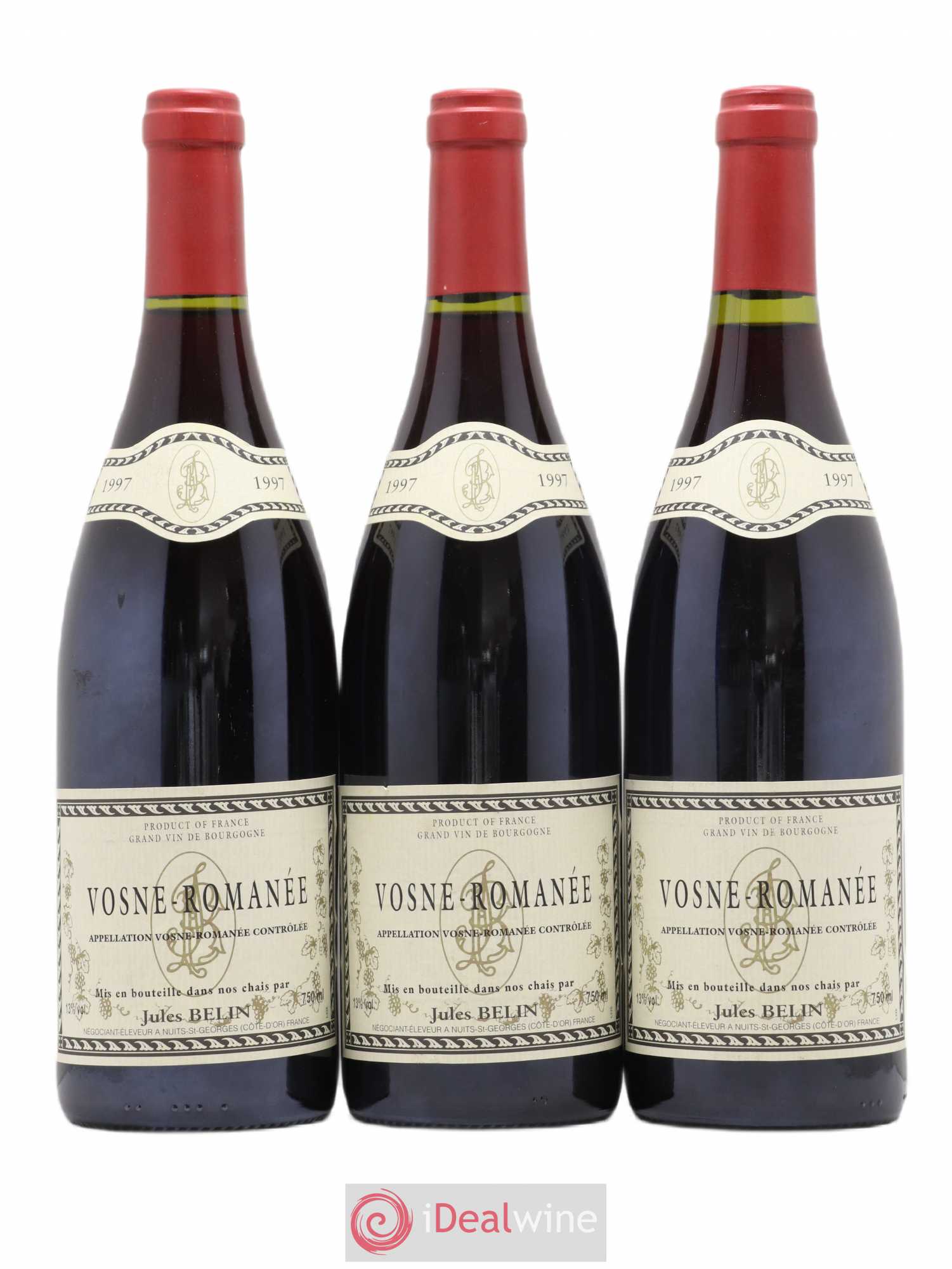 Vosne-Romanée Jules Belin 1997 - Posten von 3 Flaschen - 0
