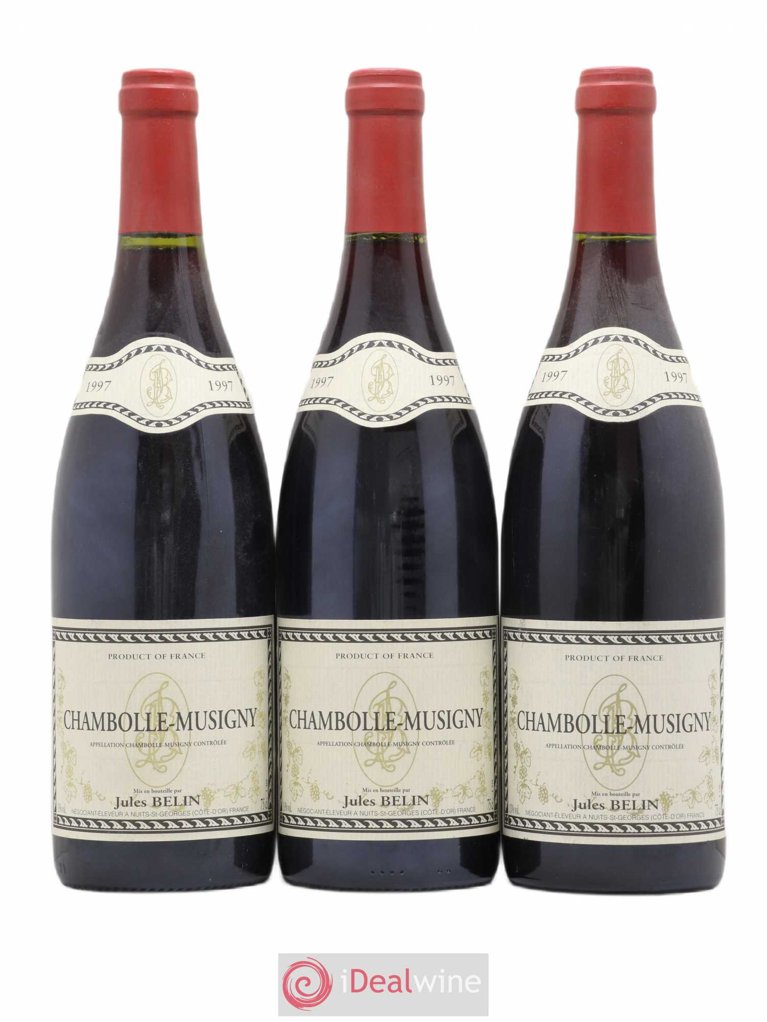 Chambolle-Musigny Jules Belin 1997 - Posten von 3 Flaschen - 0