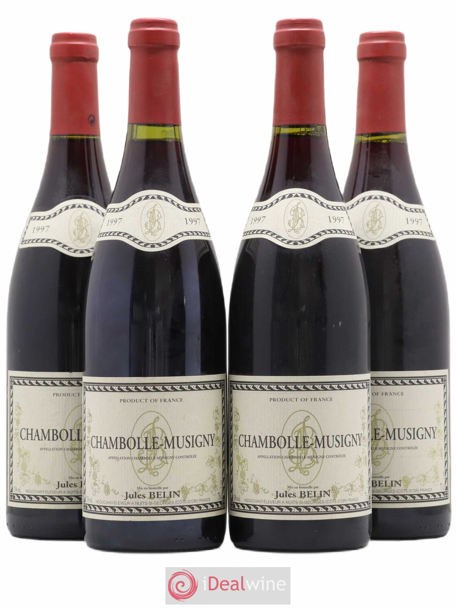 Chambolle-Musigny Jules Belin 1997 - Posten von 4 Flaschen - 0