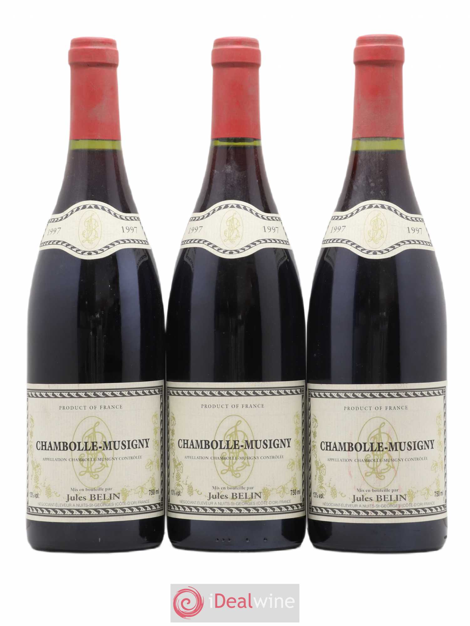 Chambolle-Musigny Jules Belin 1997 - Posten von 3 Flaschen - 0