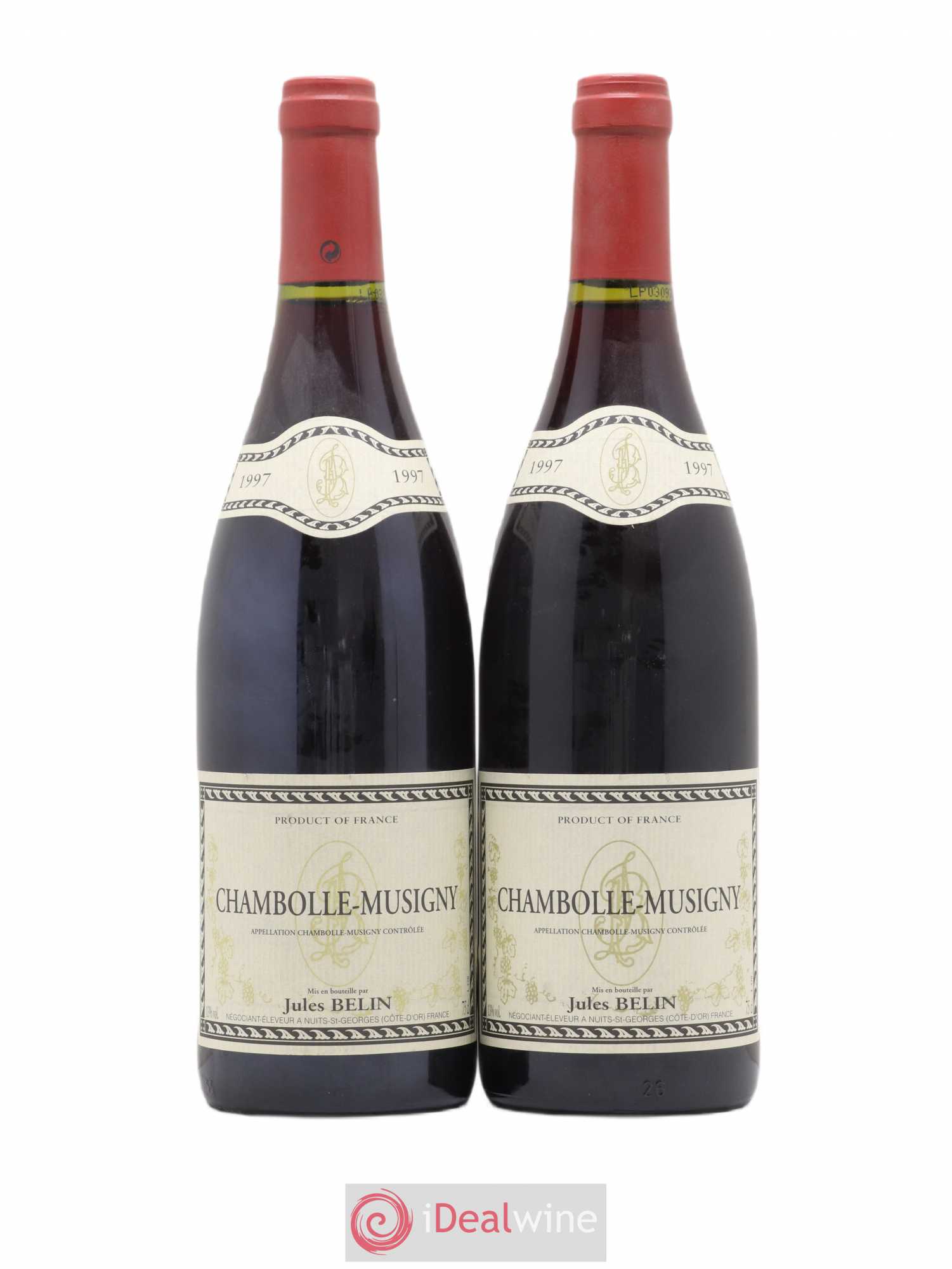 Chambolle-Musigny Jules Belin 1997 - Posten von 2 Flaschen - 0