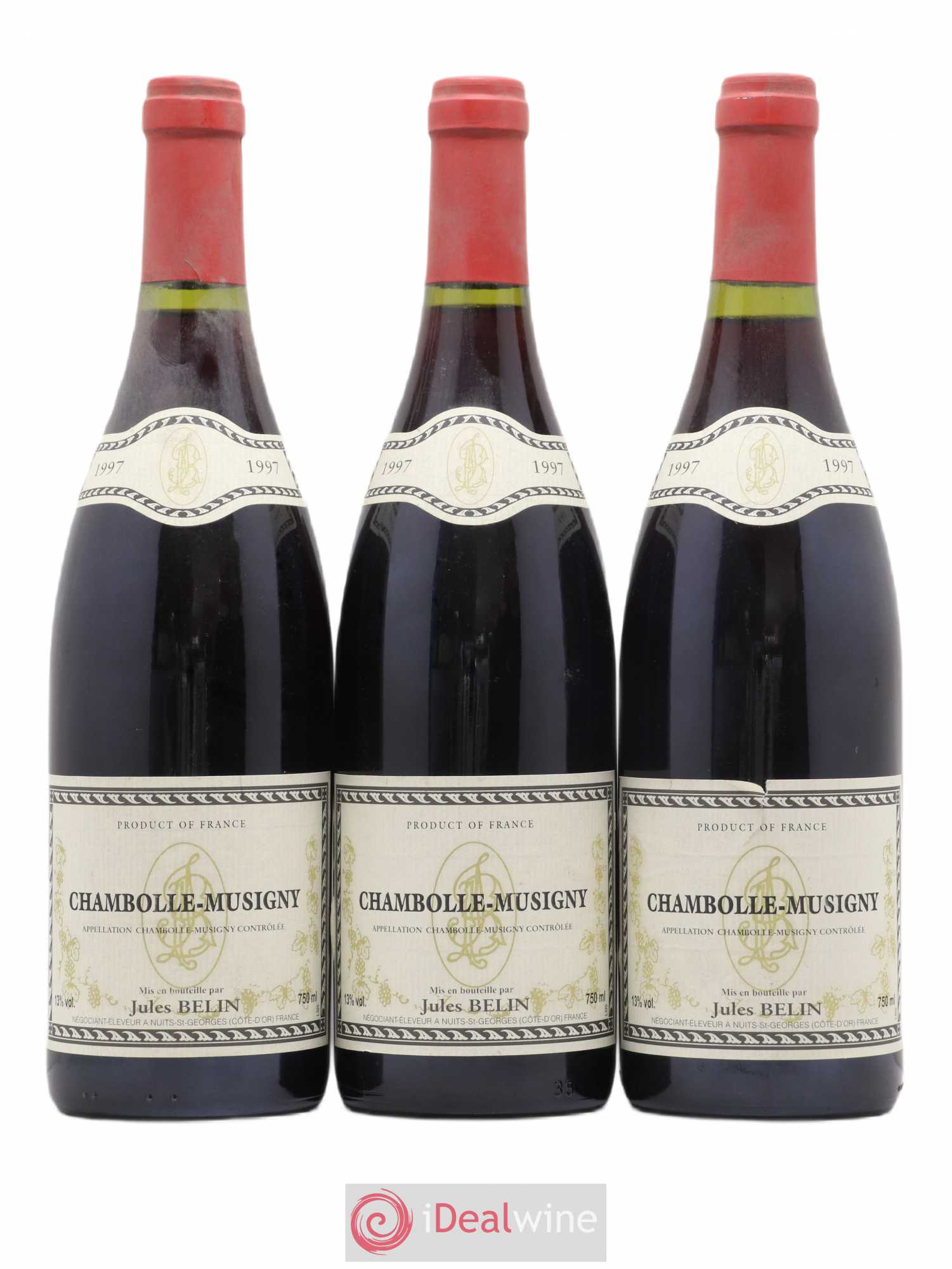 Chambolle-Musigny Jules Belin 1997 - Posten von 3 Flaschen - 0