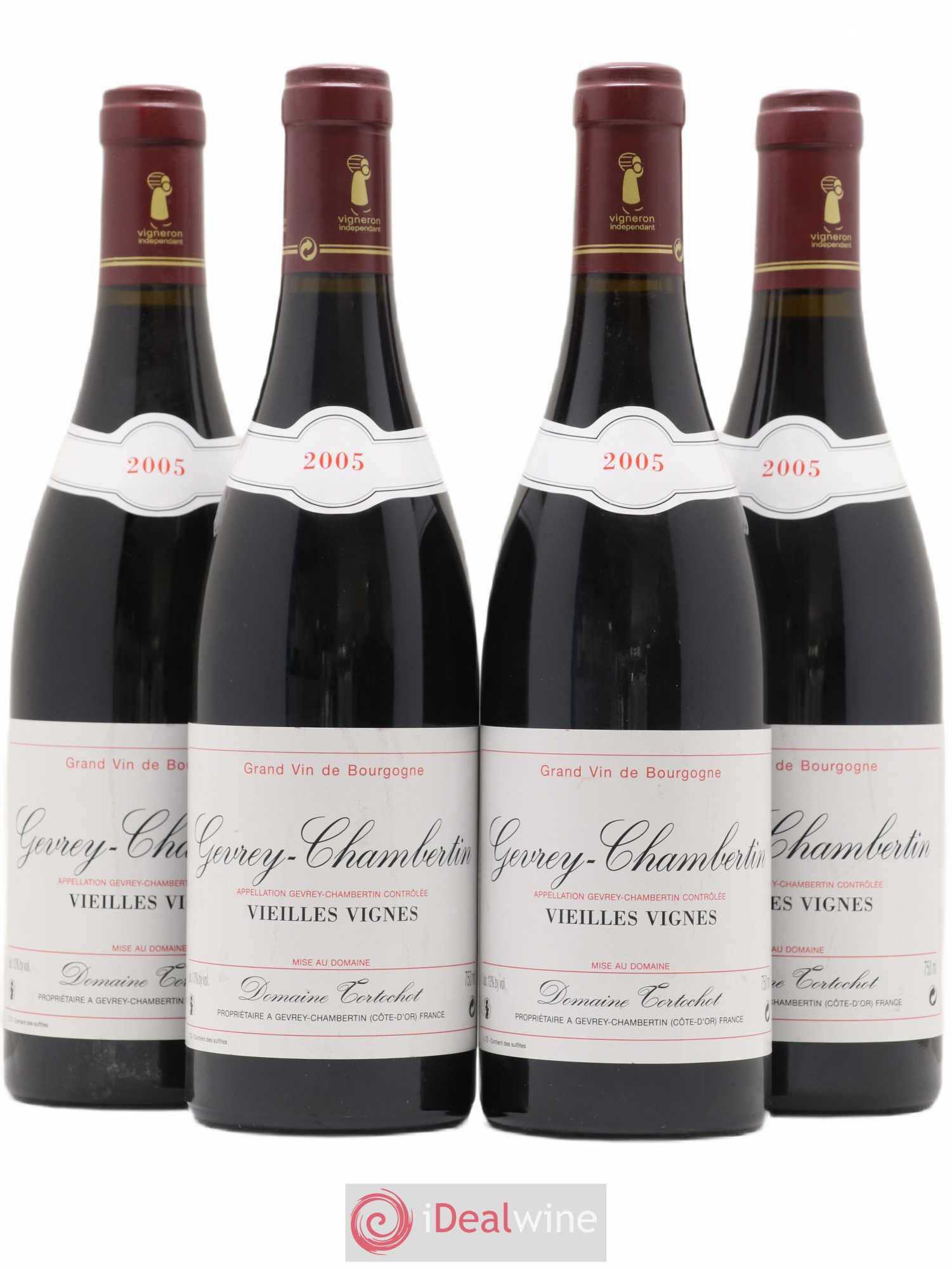Gevrey-Chambertin Vieilles vignes Tortochot (Domaine) 2005 - Lot de 4 bouteilles - 0