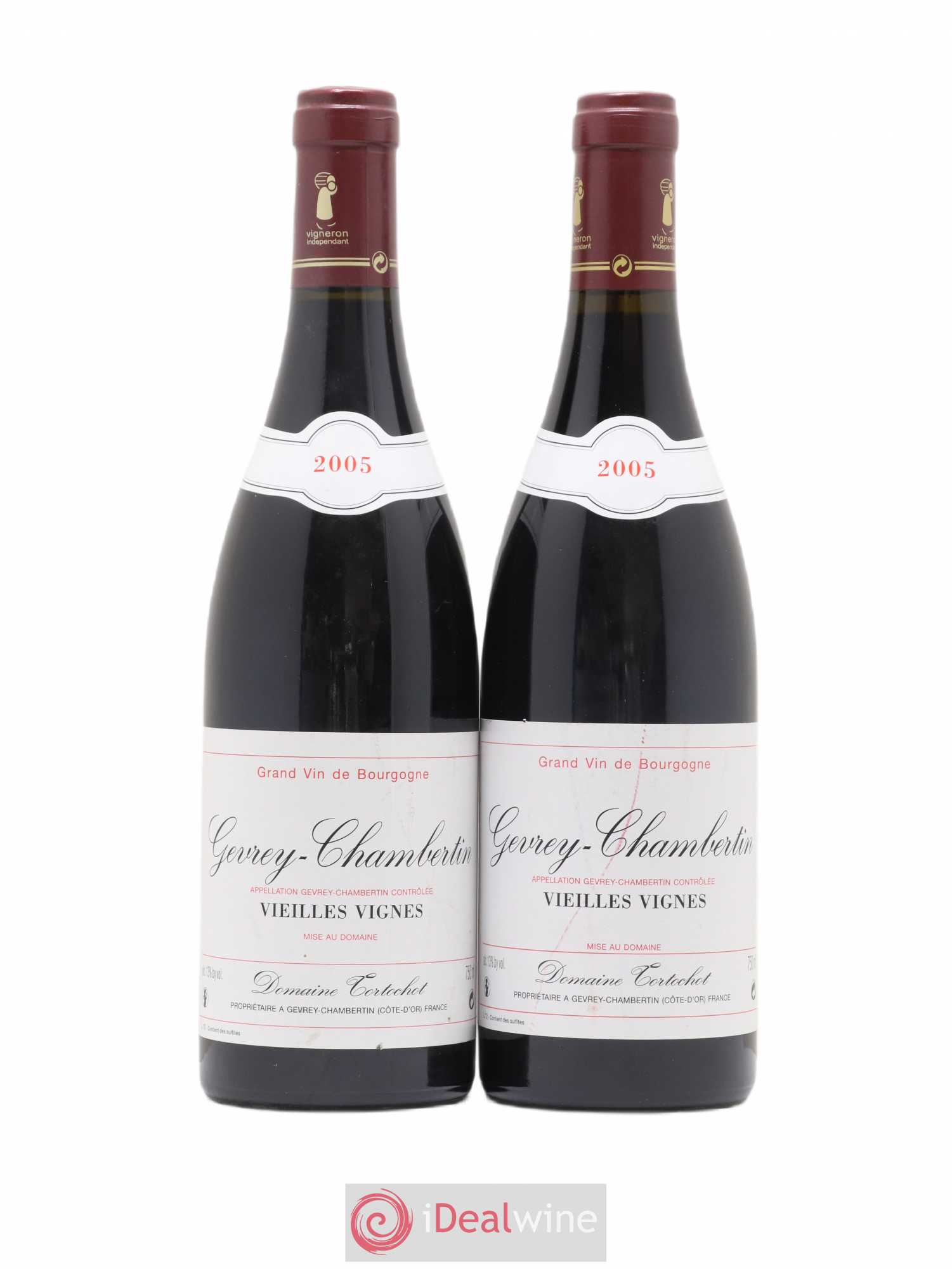 Gevrey-Chambertin Vieilles vignes Tortochot (Domaine) 2005 - Lot de 2 bouteilles - 0