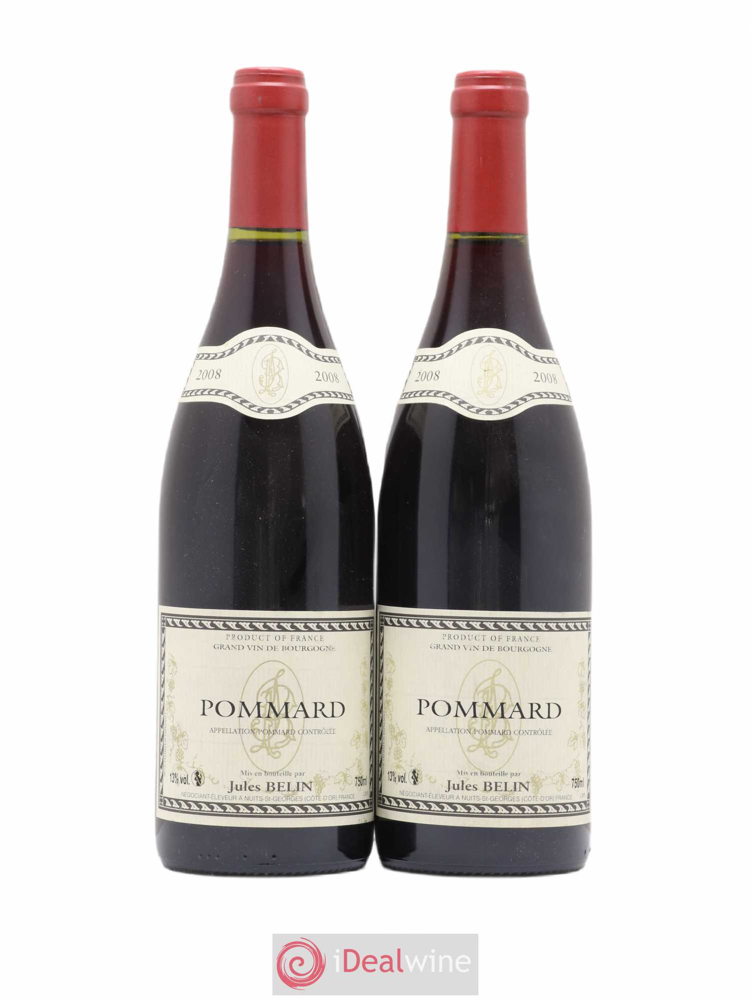 Pommard Jules Belin 2008 - Posten von 2 Flaschen - 0
