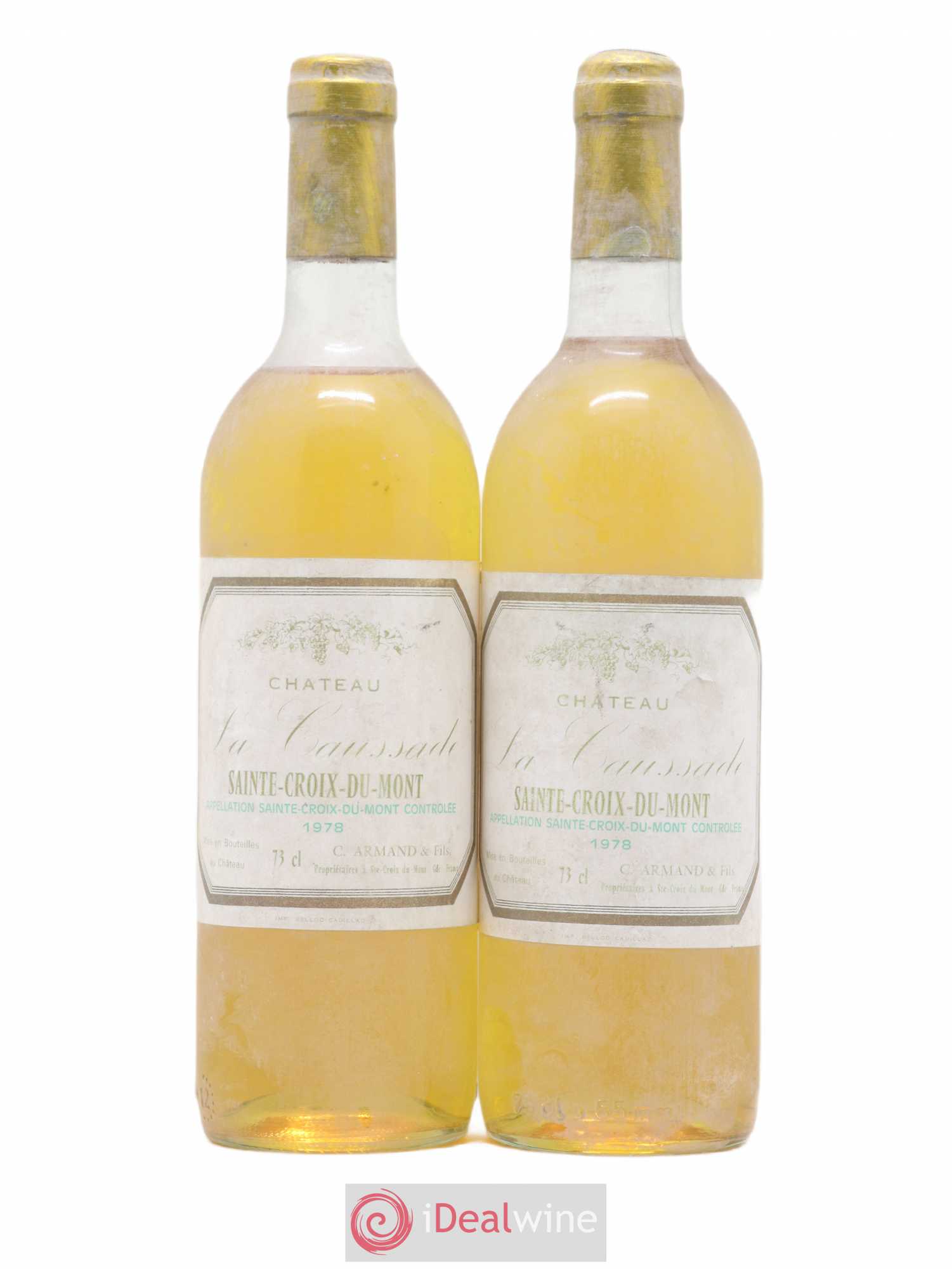 Sainte-Croix-du-Mont Château La Caussade 1978 - Lotto di 2 bottiglie - 0