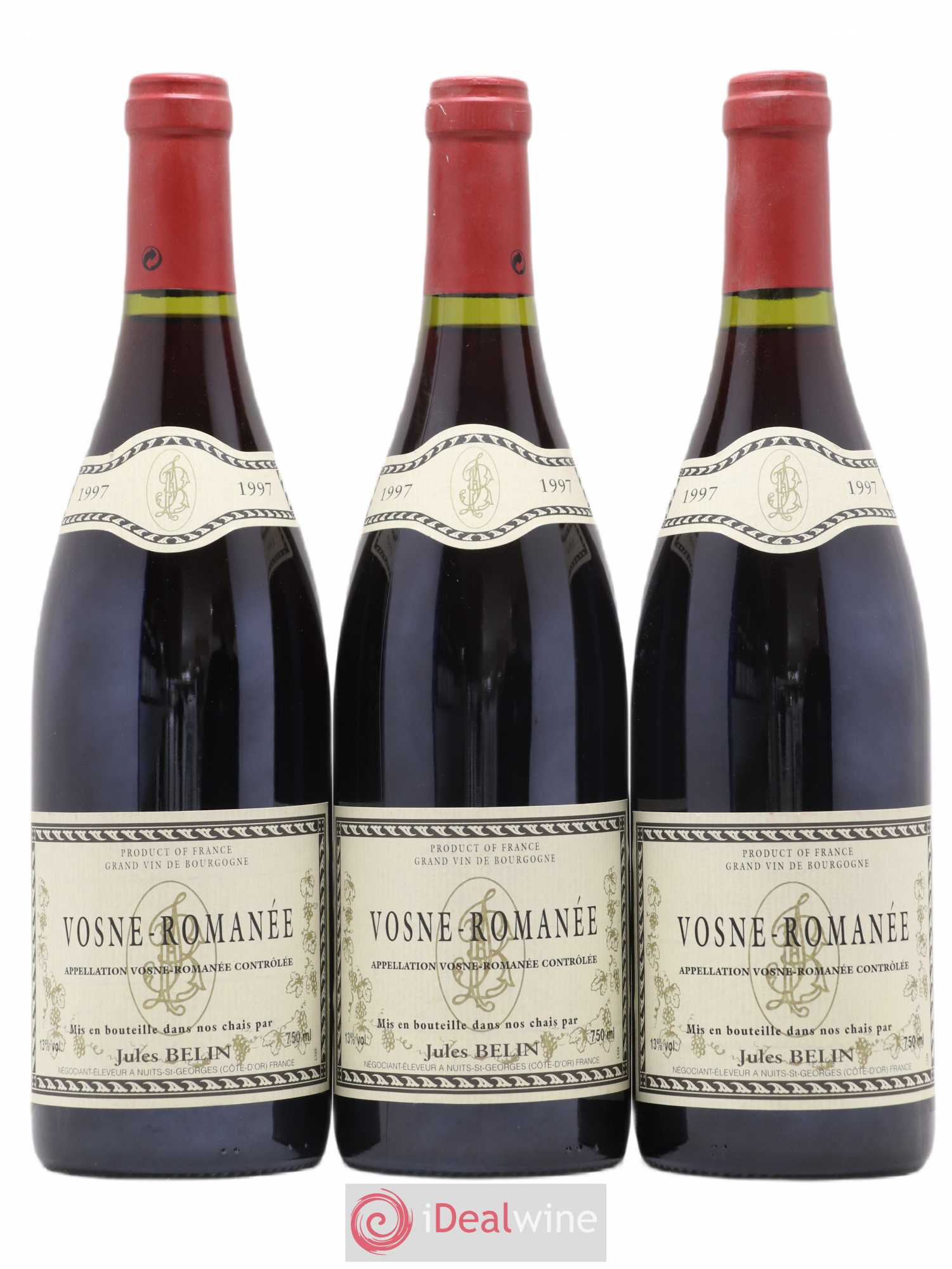 Vosne-Romanée Jules Belin 1997 - Posten von 3 Flaschen - 0
