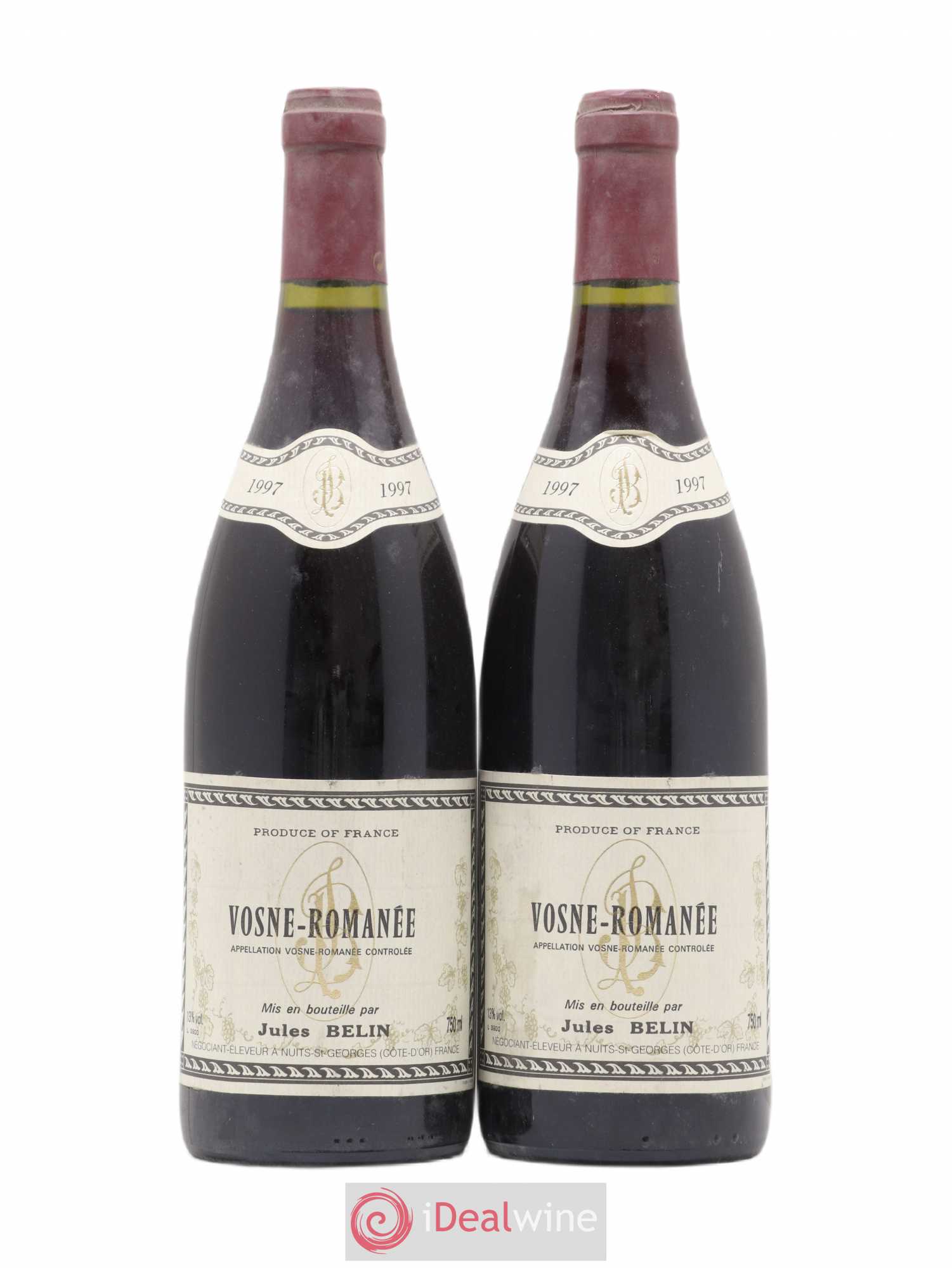 Vosne-Romanée Jules Belin 1997 - Posten von 2 Flaschen - 0