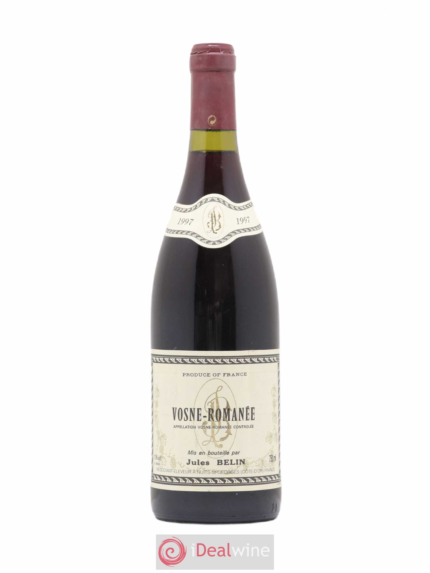 Vosne-Romanée Jules Belin 1997 - Posten von 1 Flasche - 0