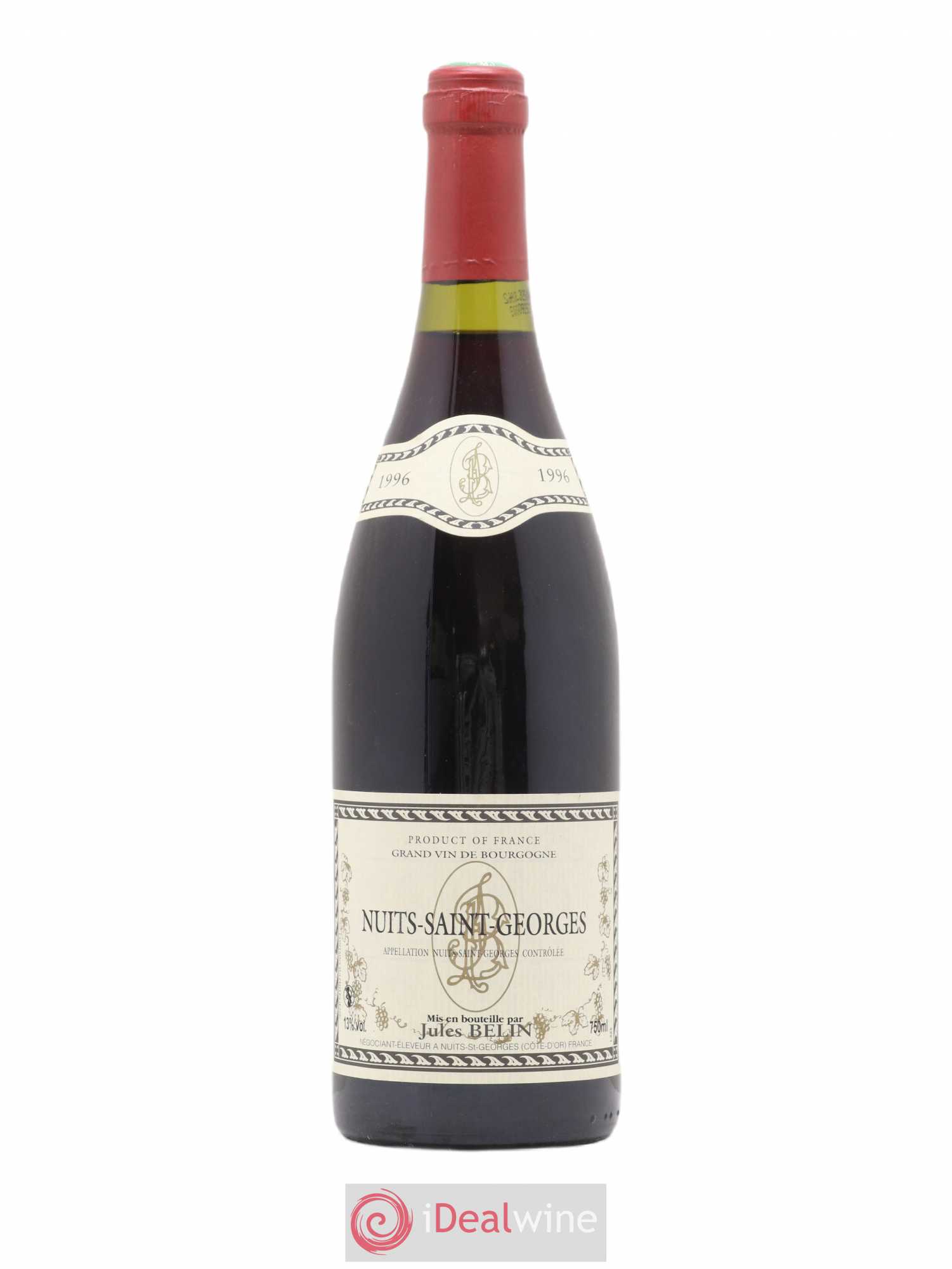 Nuits-Saint-Georges Jules Belin 1996 - Posten von 1 Flasche - 0