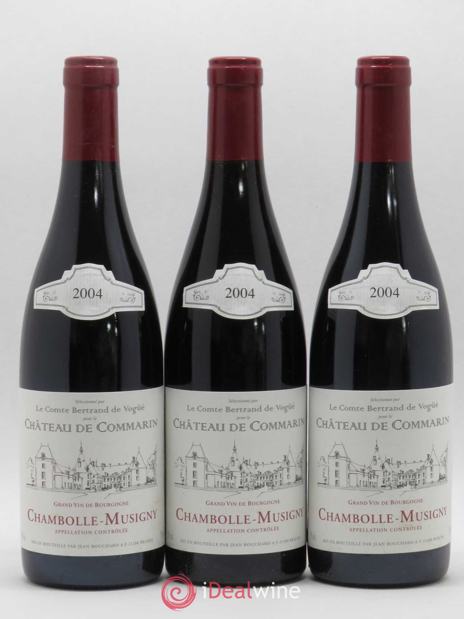 Chambolle-Musigny Château de Commarin 2004 - Lot de 3 bouteilles - 0