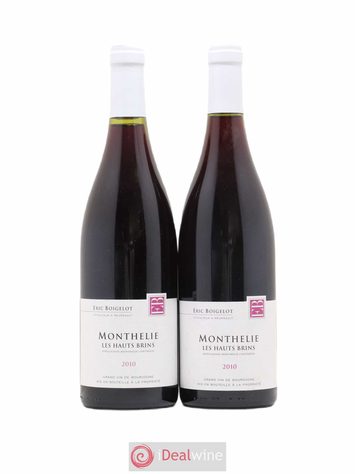 Monthélie Les Hauts Brins Eric Boigelot 2010 - Lot de 2 bouteilles - 0