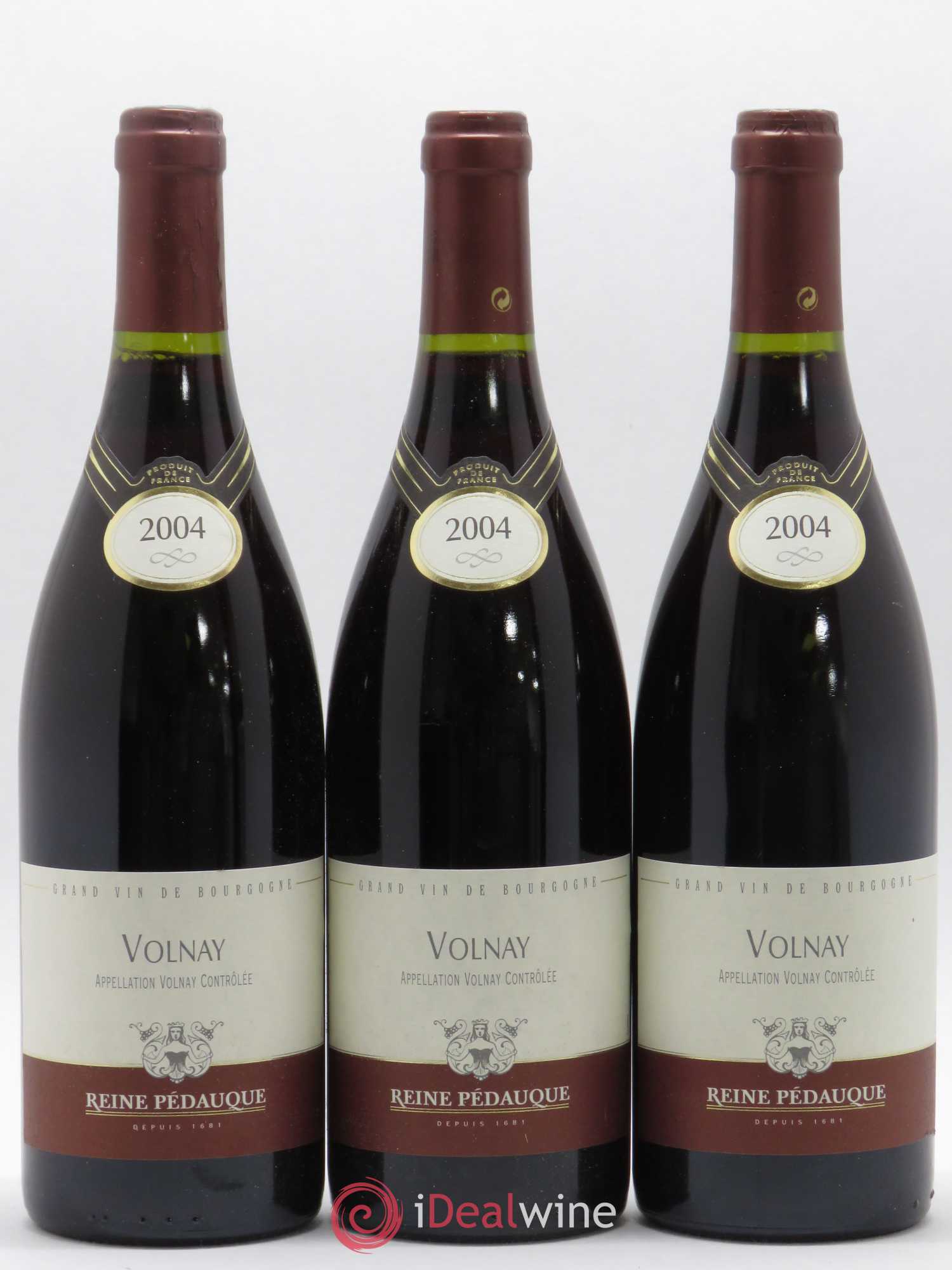 Volnay Reine Pedauque 2004 - Lot de 3 bouteilles - 0