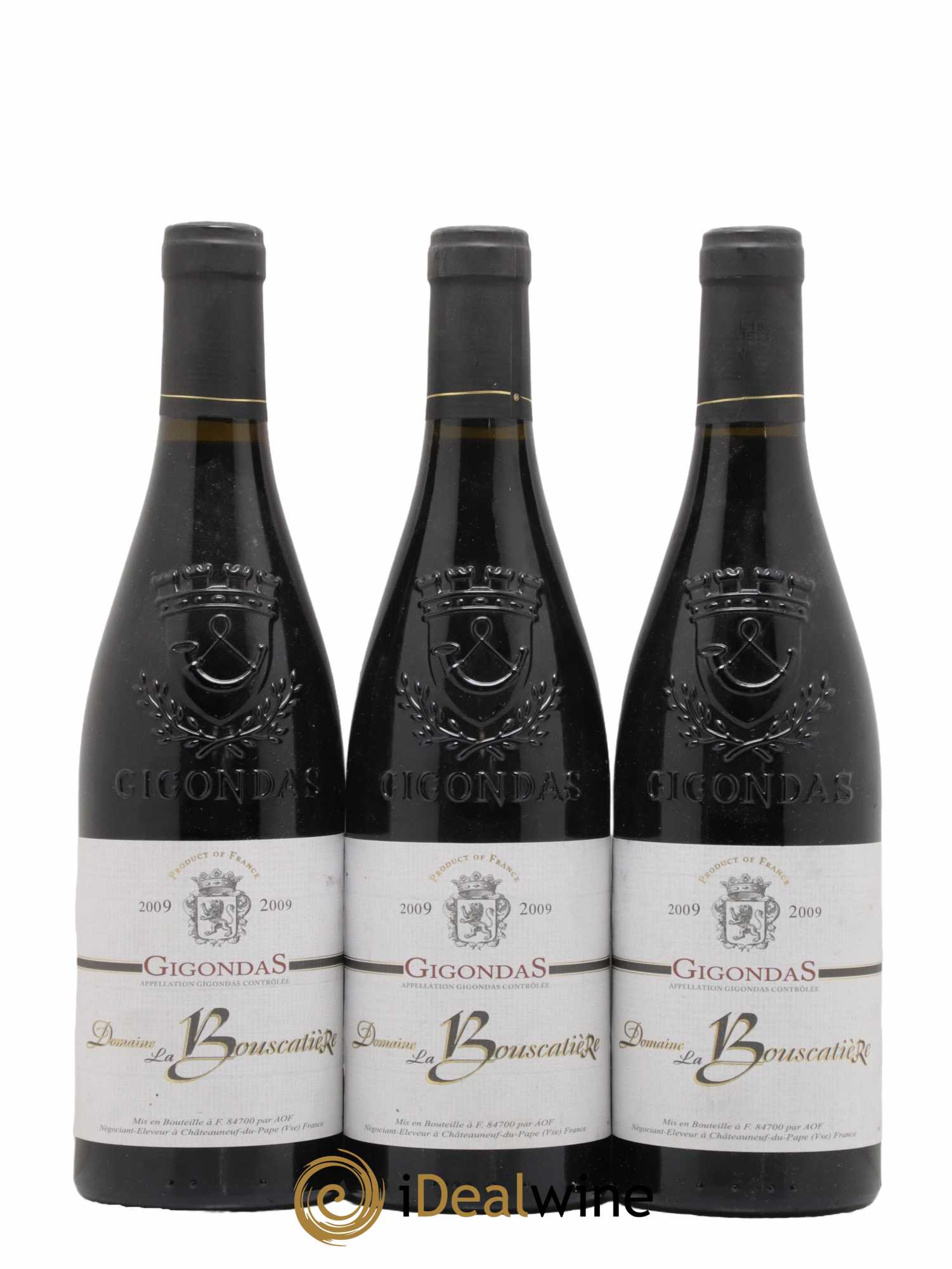 Gigondas Domaine La Bouscatière 2009 - Lot de 3 bouteilles - 0