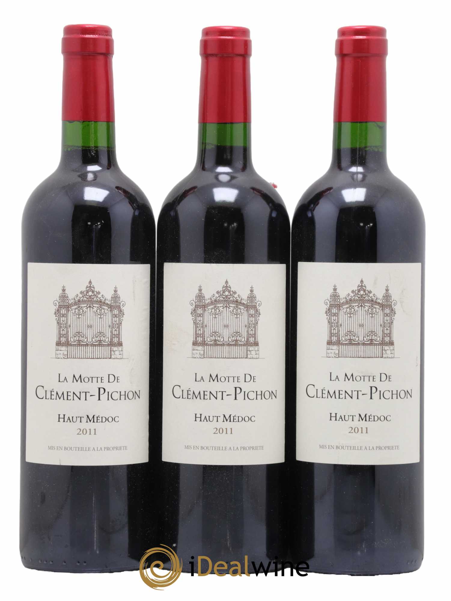 Haut Médoc La Motte De Clément Pichon 2011 - Lot de 3 bouteilles - 0