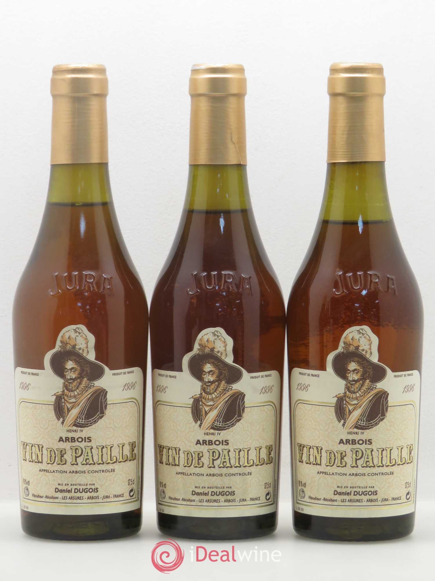 Côtes du Jura Vin de Paille Daniel Dugois 1996 - Posten von 5 Demi-Flaschen - 1