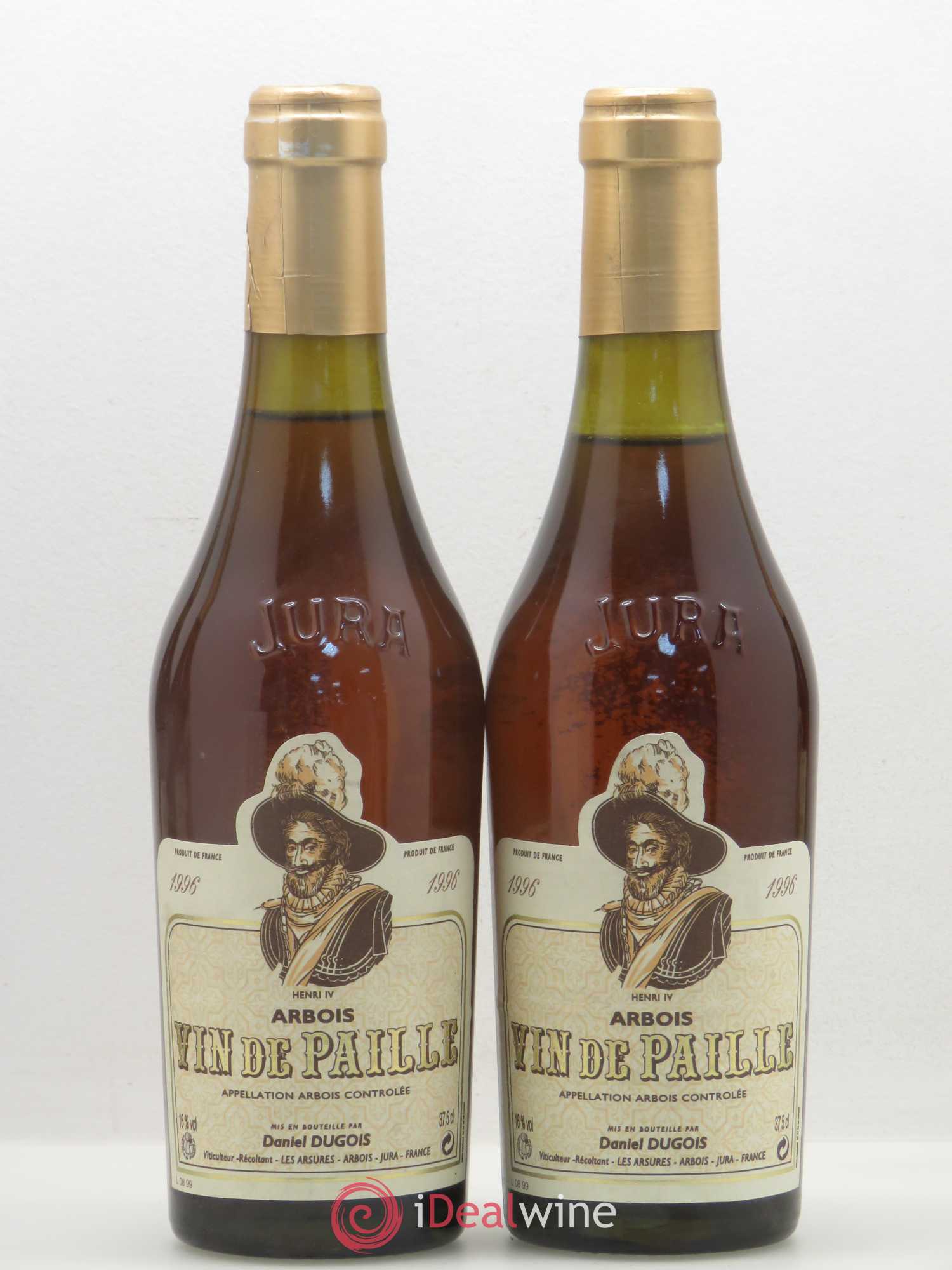 Côtes du Jura Vin de Paille Daniel Dugois 1996 - Posten von 5 Demi-Flaschen - 2