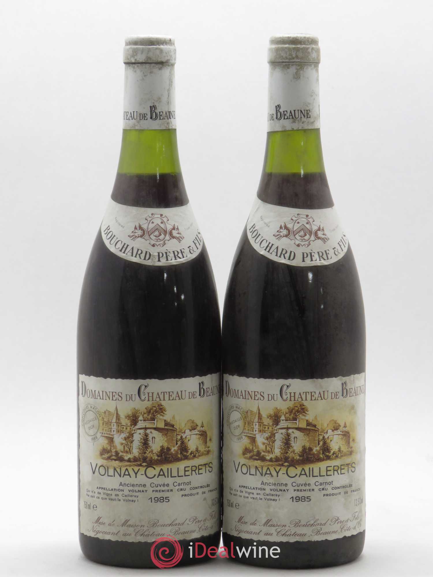 Volnay 1er Cru Caillerets - Ancienne Cuvée Carnot Bouchard Père & Fils 1985 - Lot de 2 bouteilles - 0