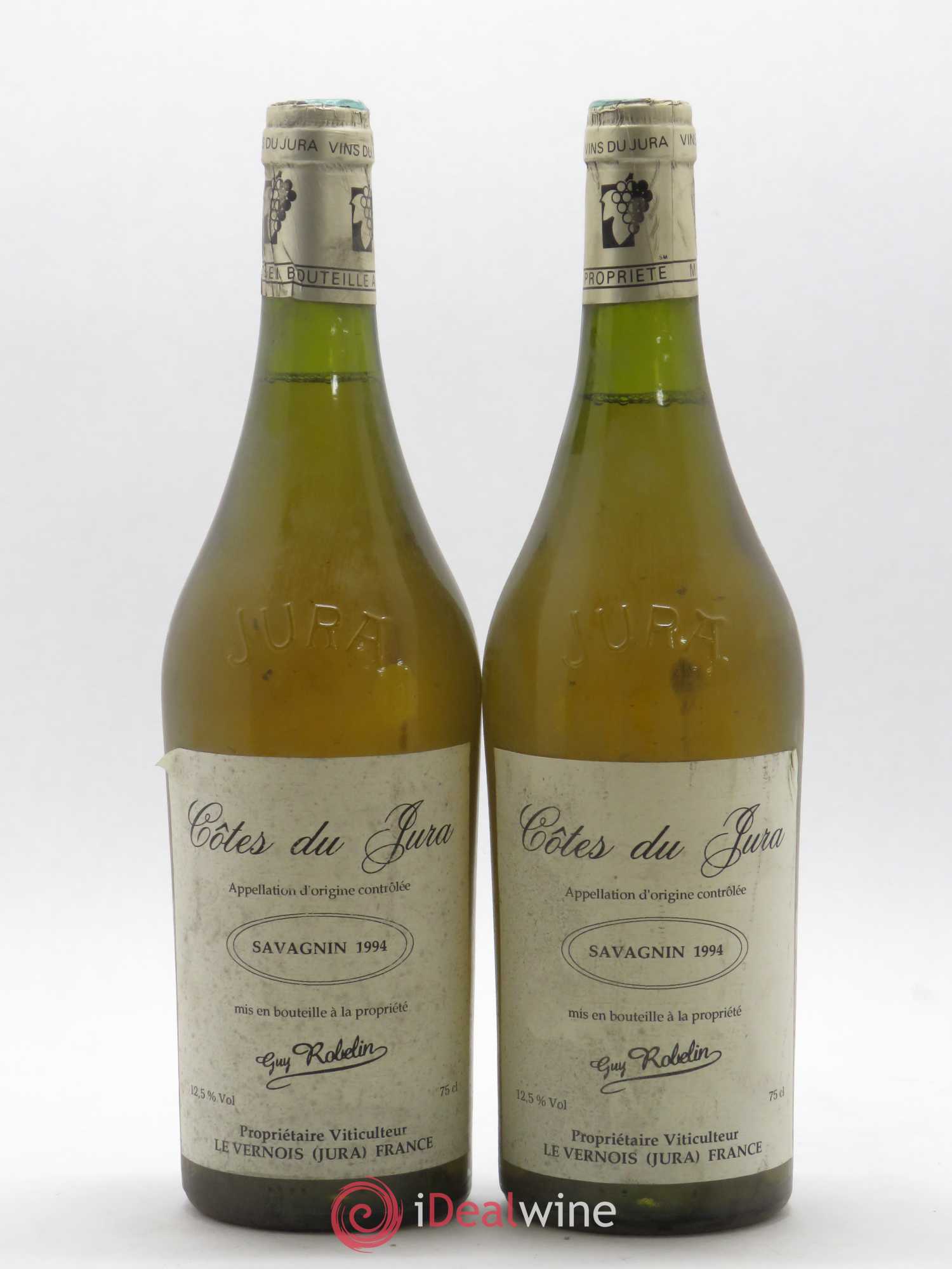 Côtes du Jura Savagnin Guy Roblin 1994 - Posten von 2 Flaschen - 0