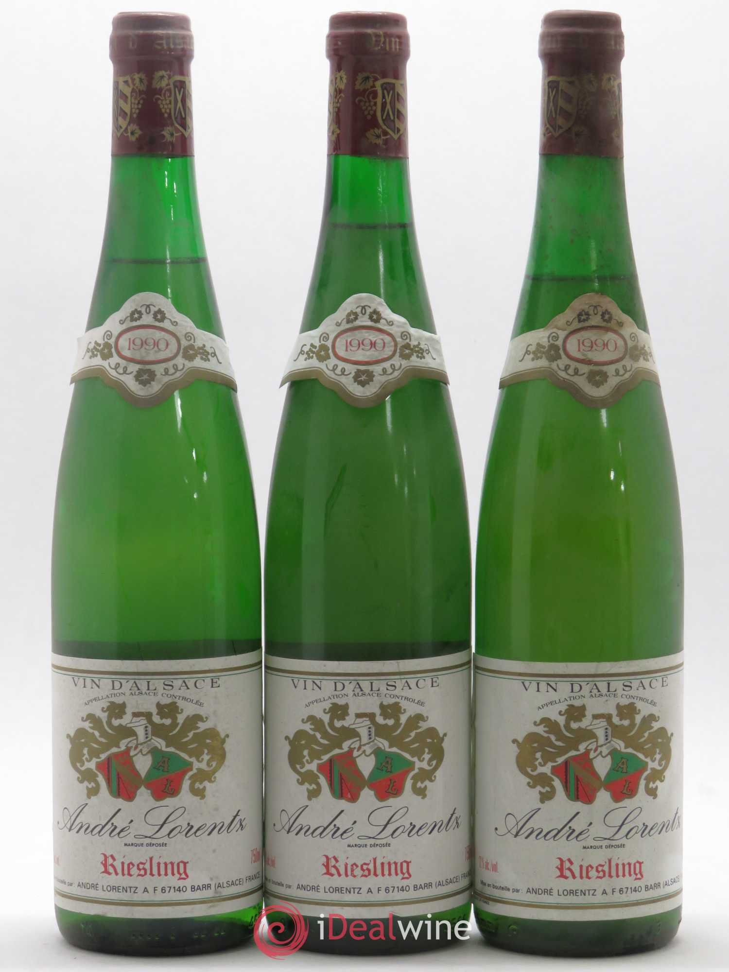 Riesling André Lorentz 1990 - Posten von 3 Flaschen - 0