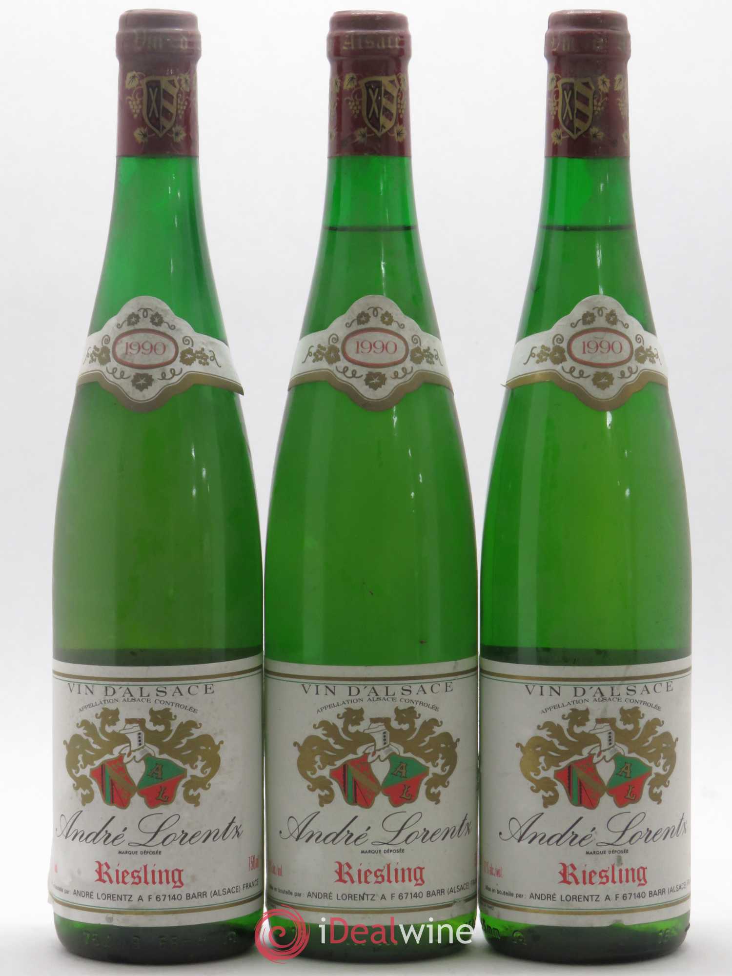 Riesling André Lorentz 1990 - Posten von 3 Flaschen - 0
