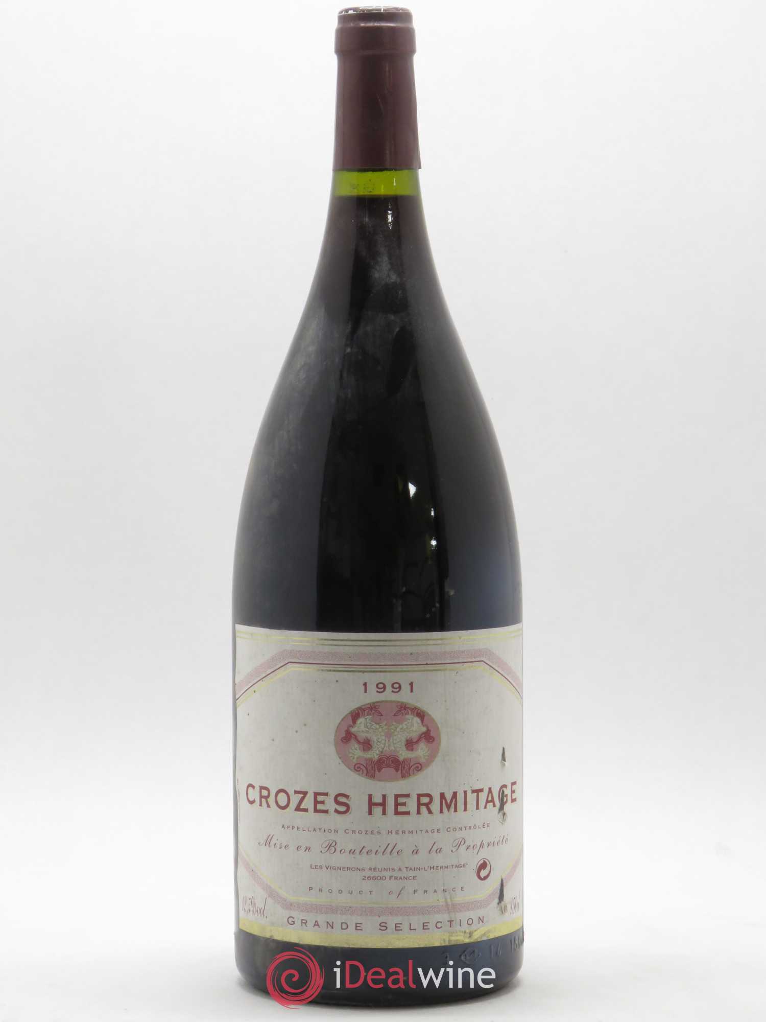 Crozes-Hermitage Les Vignes Reunis 1991 - Posten von 1 Magnum - 0