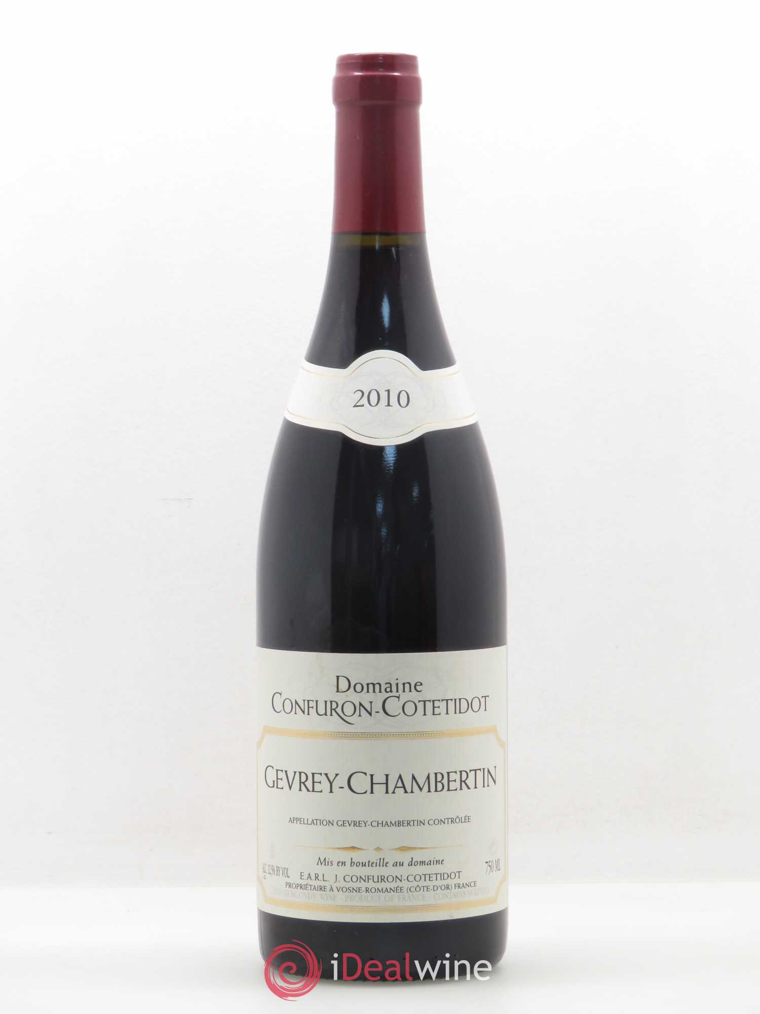 Gevrey-Chambertin Confuron-Cotetidot 2010 - Lot de 1 bouteille - 0