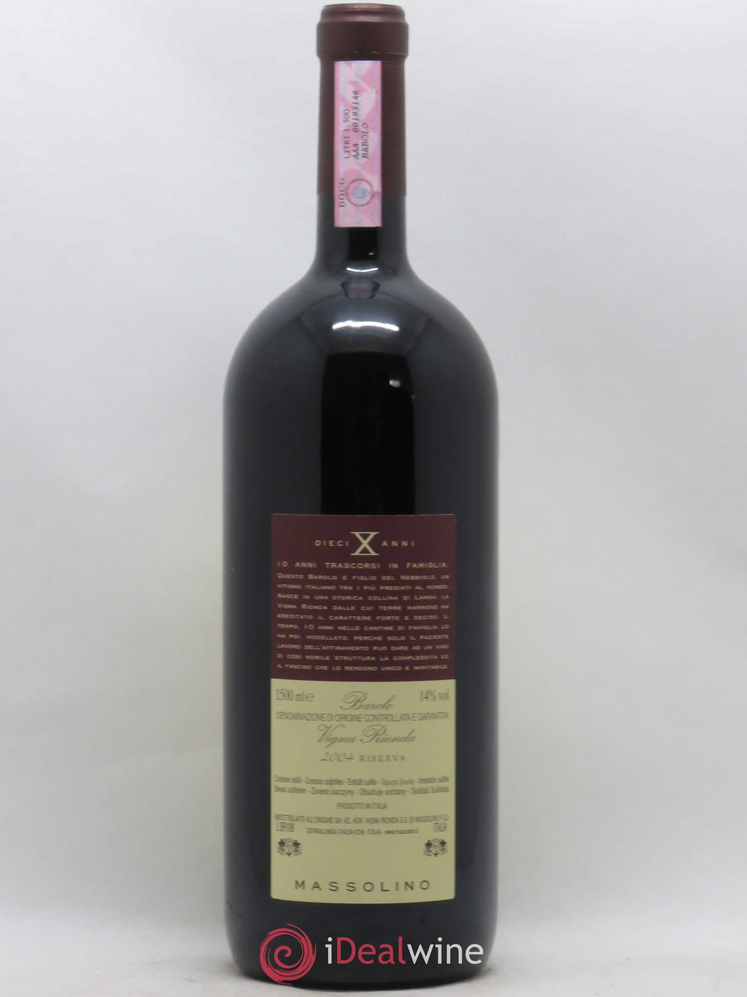 Barolo Riserva Vignia Rionda Massolino 2004 - Lot de 1 magnum - 1