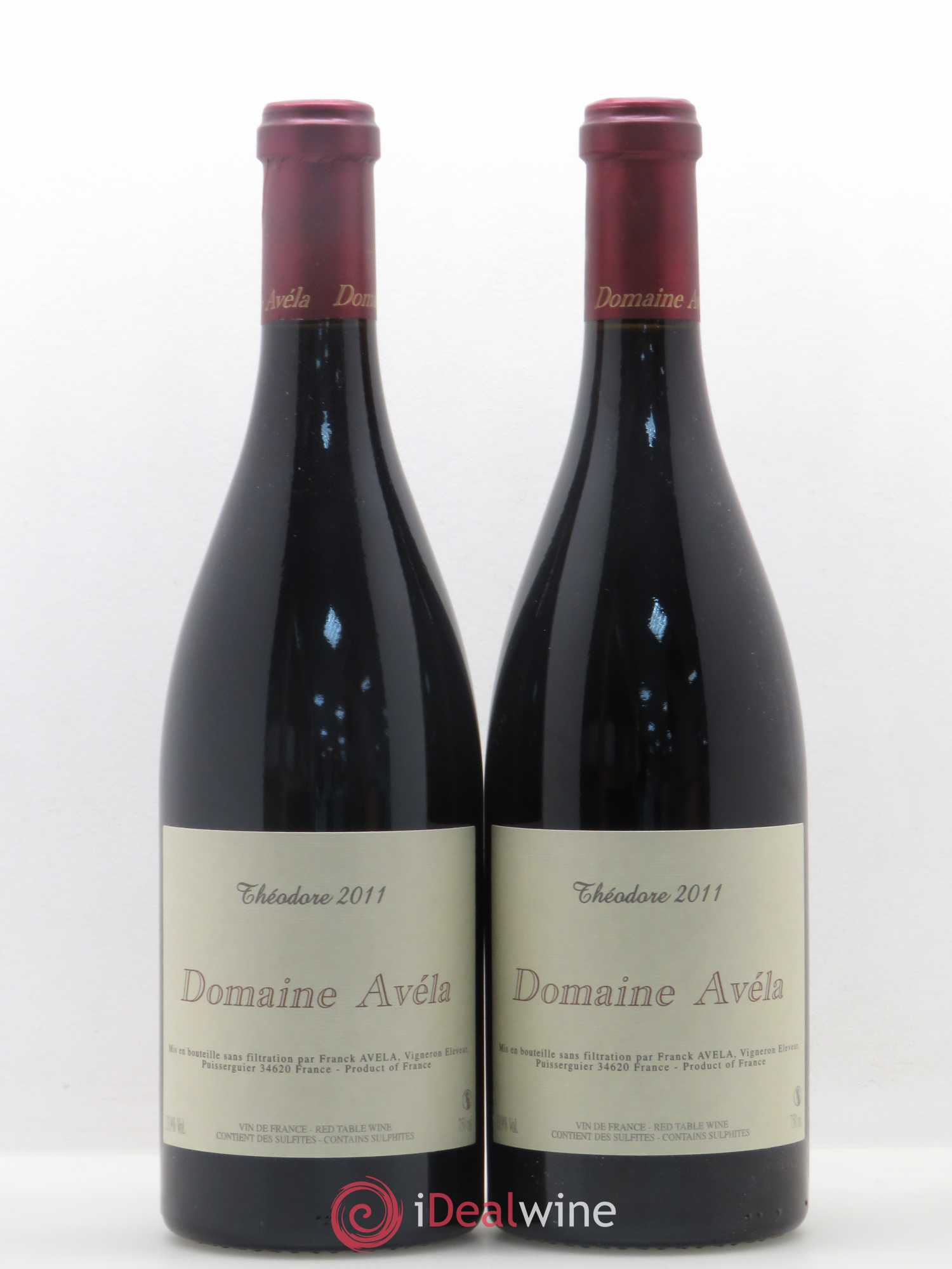 Vin de France Theodore Domaine Avéla 2011 - Posten von 2 Flaschen - 0
