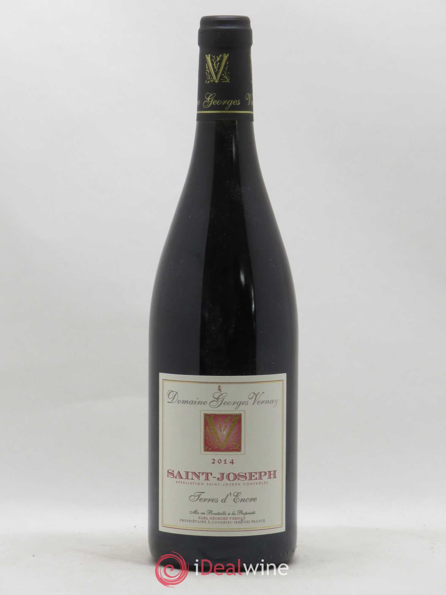 Saint-Joseph Terres d'Encre Georges Vernay 2014 - Lot de 1 bouteille - 0