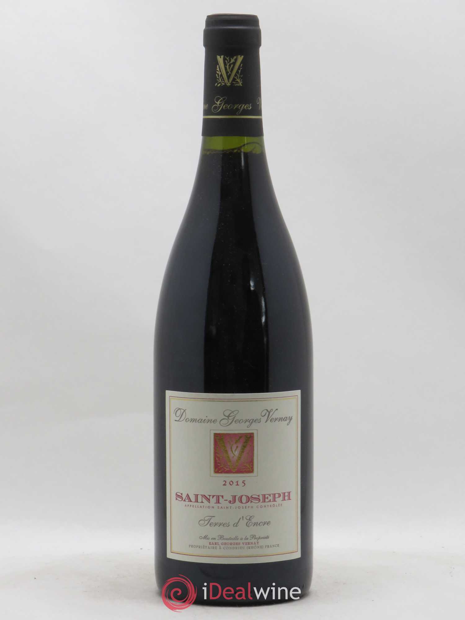Saint-Joseph Terres d'Encre Georges Vernay 2015 - Lot de 1 bouteille - 0