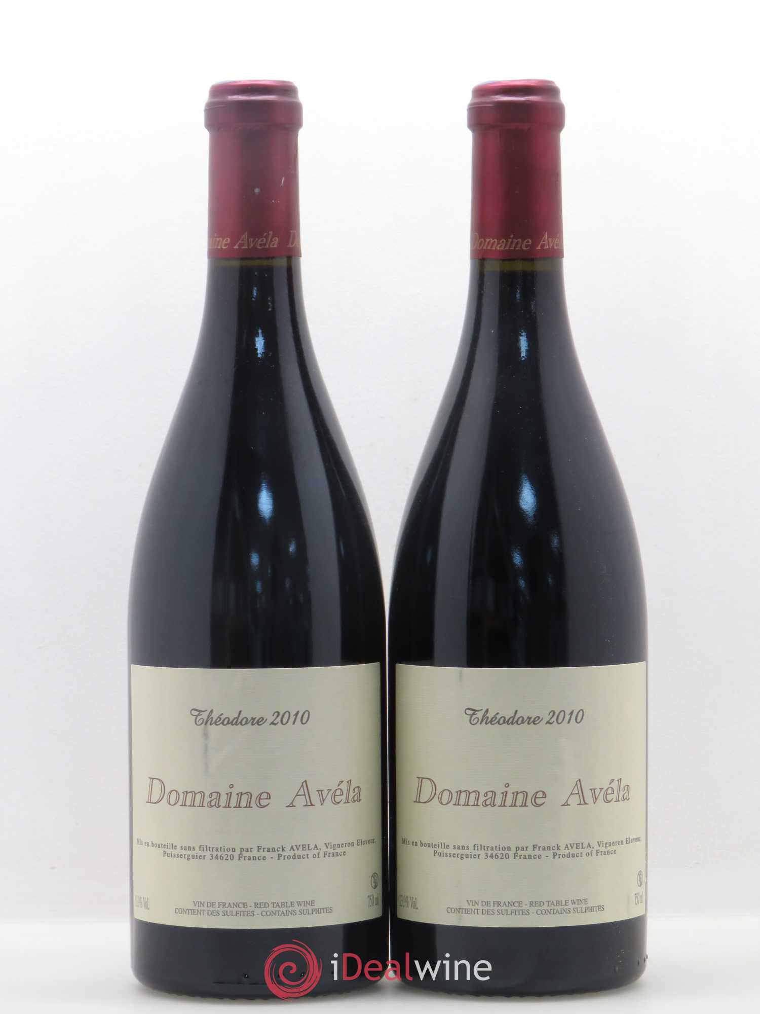 Vin de France Theodore Domaine Avéla 2010 - Posten von 2 Flaschen - 0