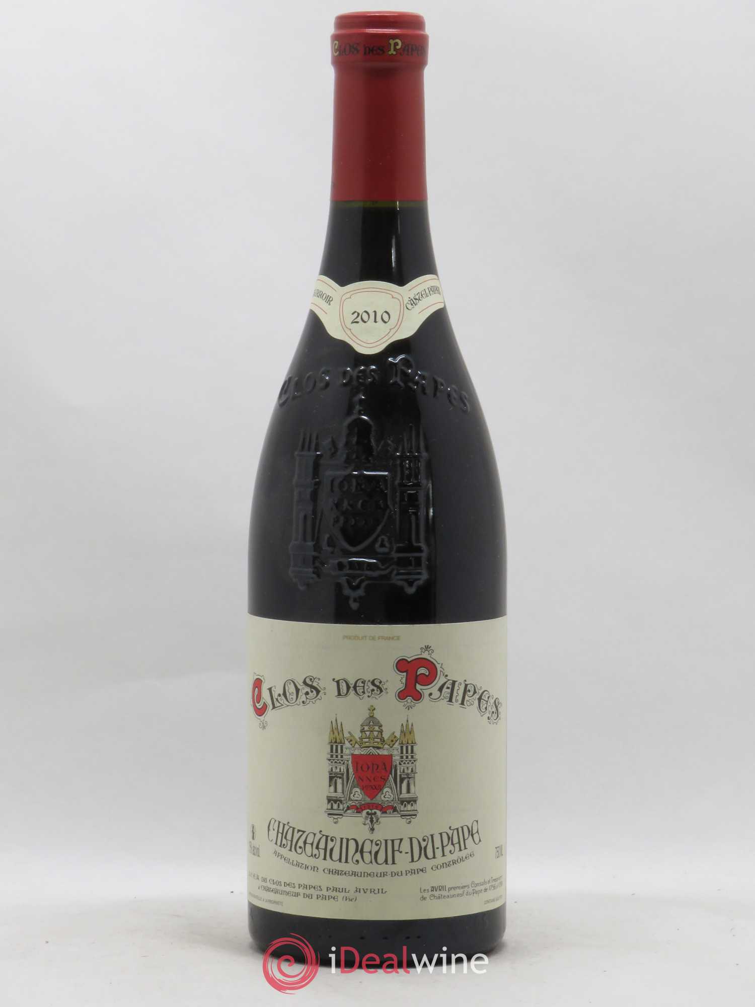 Châteauneuf-du-Pape Clos des Papes - Paul Avril 2010 - Lot de 1 bouteille - 0