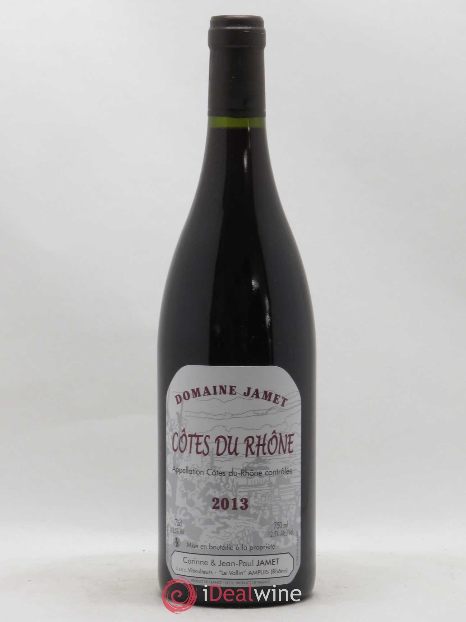 Côtes-du-Rhône Jamet (Domaine) 2013 - Lot de 1 bouteille - 0