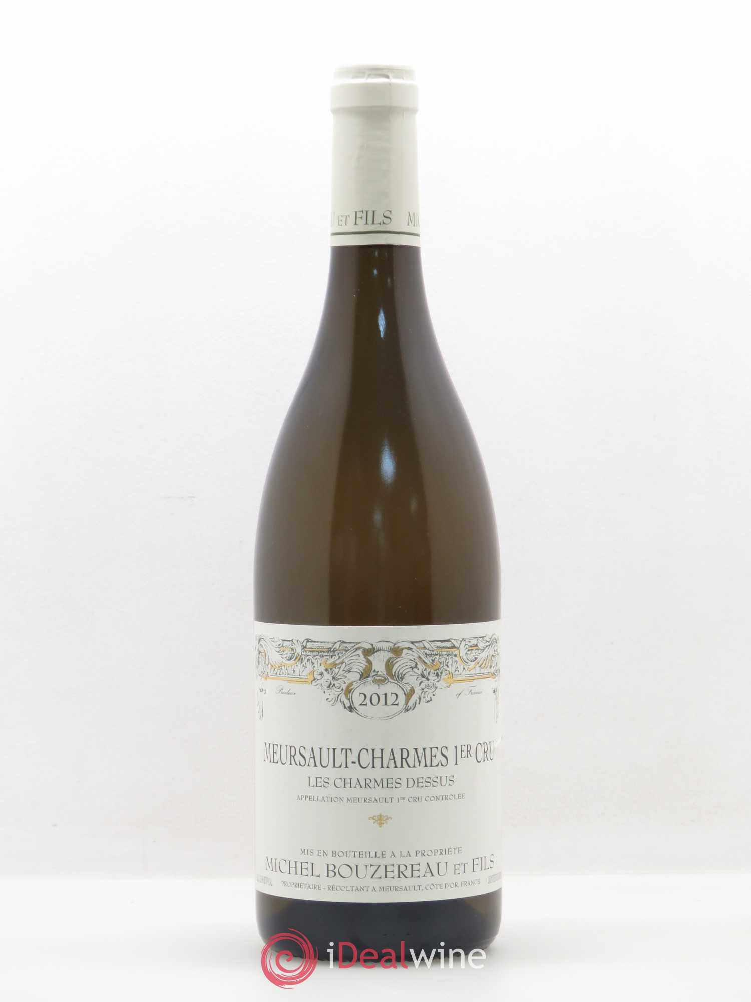 Meursault 1er Cru Charmes Les Charmes Dessus Domaine Bouzereau et Fils 2012 - Posten von 1 Flasche - 0