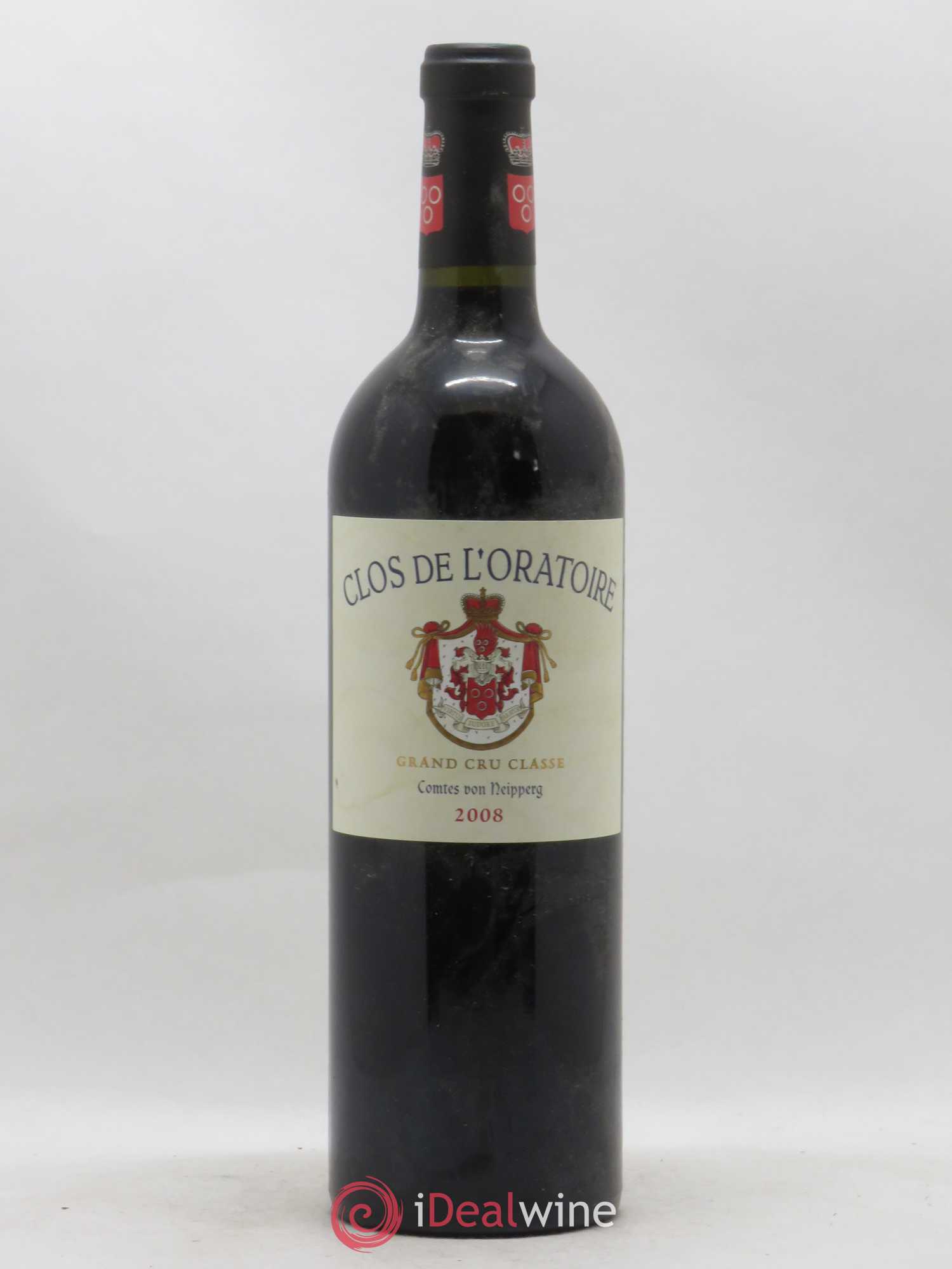 Clos de l'Oratoire Grand Cru Classé 2008 - Lot de 1 bouteille - 0