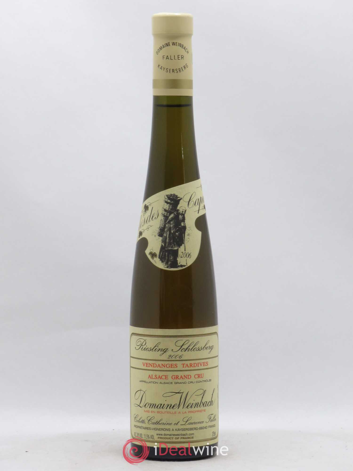 Alsace Riesling Vendanges Tardives Grand Cru Schlossberg Weinbach (Domaine) 2006 - Lotto di 1 mezza bottiglia - 0