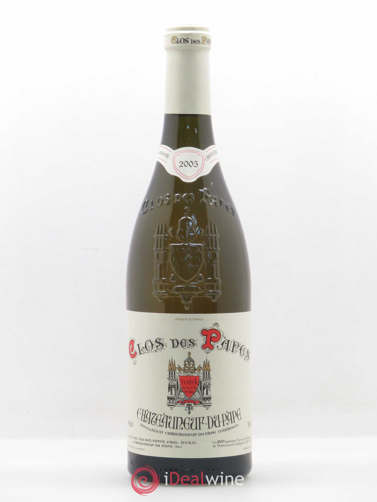 Châteauneuf-du-Pape Clos des Papes - Paul Avril 2005 - Lot de 1 bouteille - 0