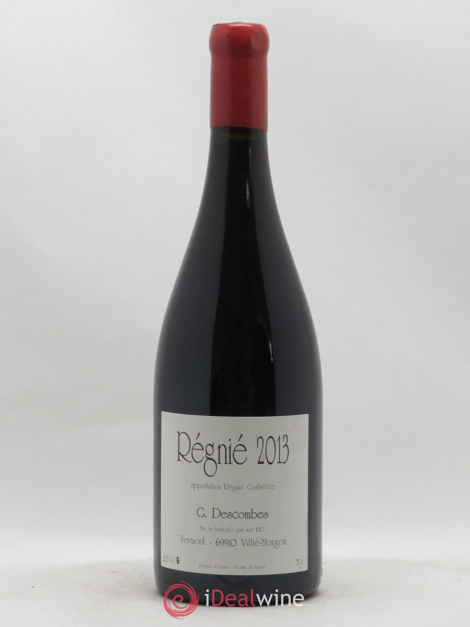 Régnié Vieilles Vignes Georges Descombes (Domaine) 2013 - Lot de 1 bouteille - 0