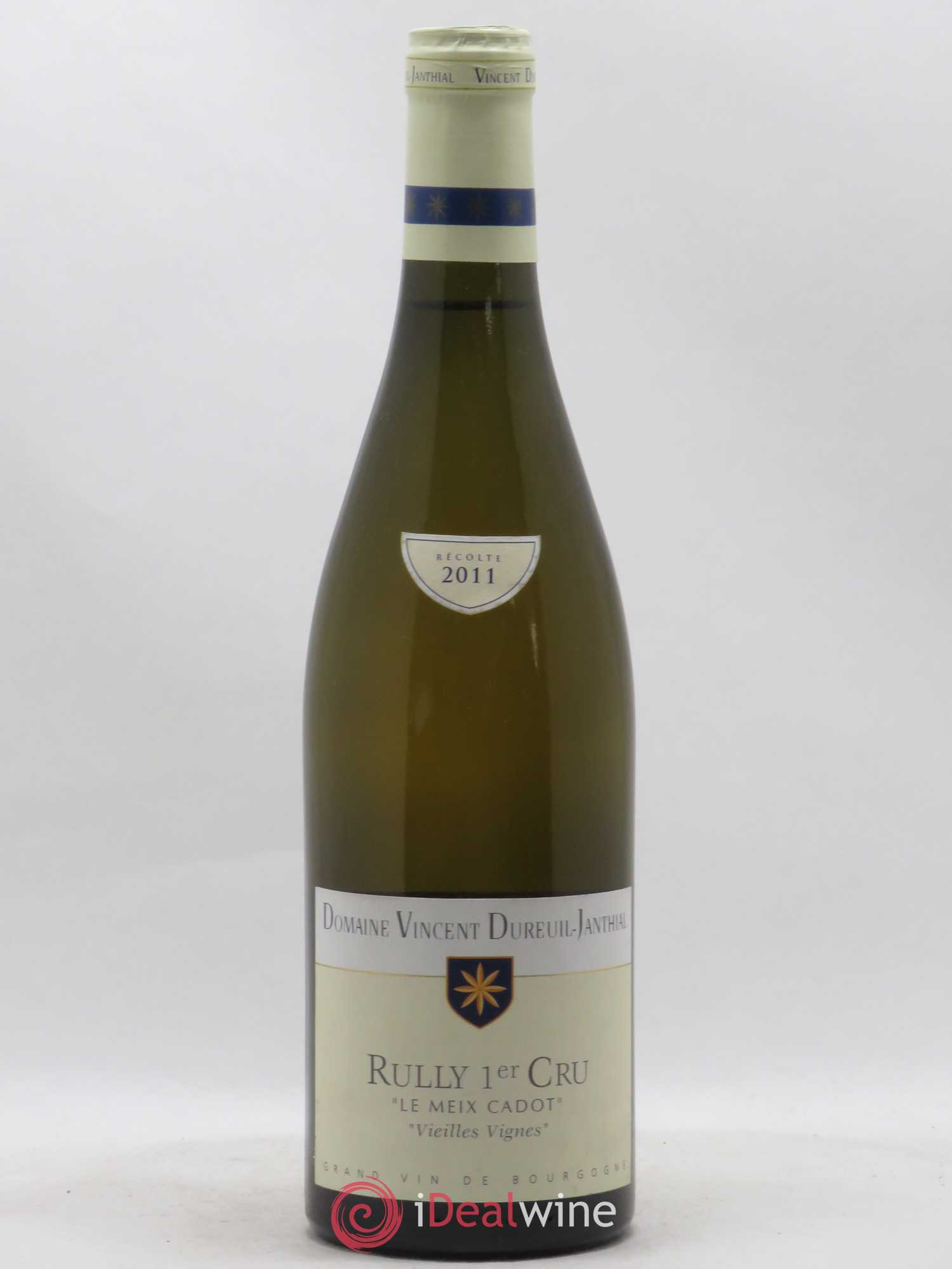 Rully 1er Cru Le Meix Cadot Vieilles Vignes Vincent Dureuil-Janthial 2011 - Lot de 1 bouteille - 0