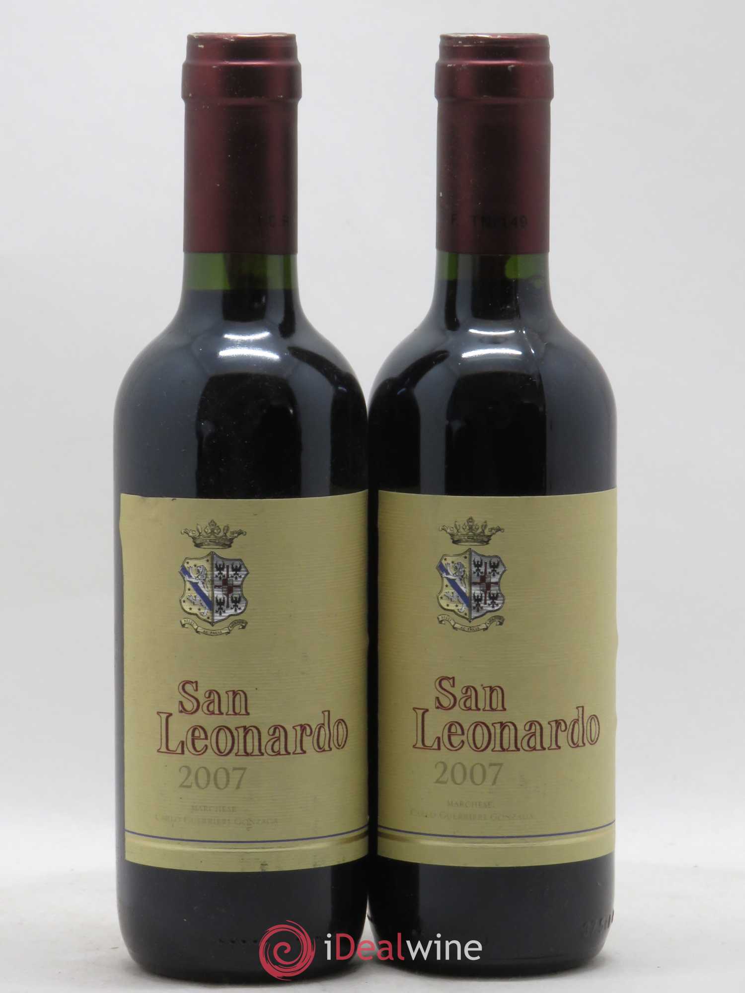 Italie IGT Vigneti delle Dolomiti Tenuta San Leonardo San Leonardo 2007 - Posten von 2 Demi-Flaschen - 0