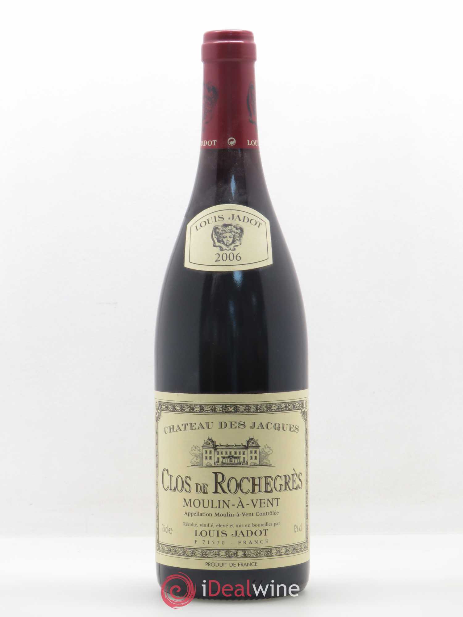 Moulin-à-Vent Clos de Rochegrès Château des Jacques 2006 - Lot de 1 bouteille - 0