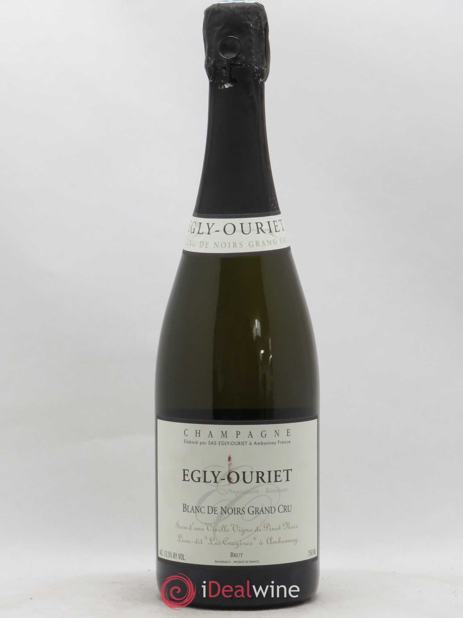 Blanc de Noirs Les Crayères Vieilles vignes Egly-Ouriet - Lot de 1 bouteille - 0