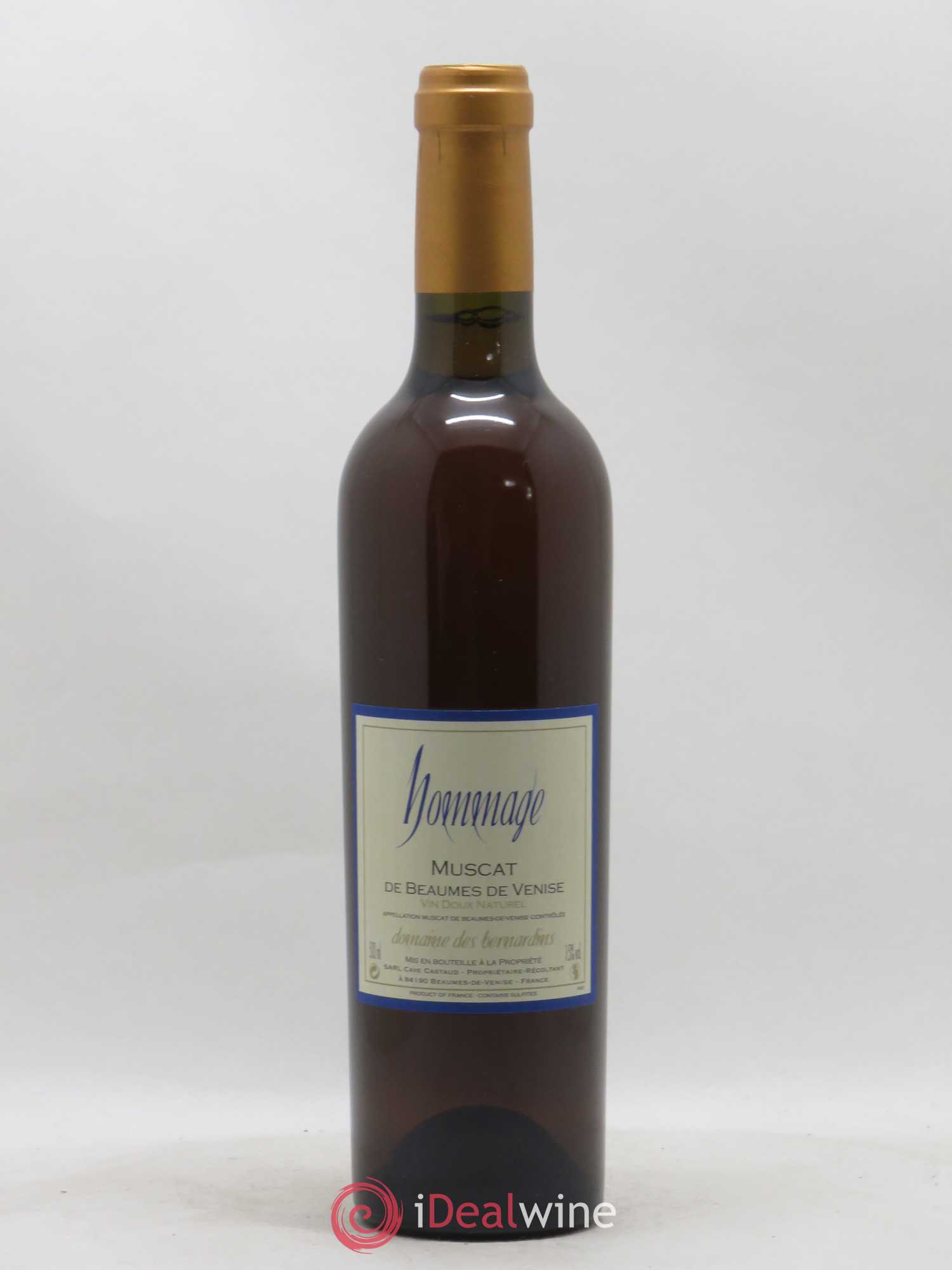 Muscat de Beaumes de Venise Hommage Domaine des Bernardins 50cl - Lotto di 1 bottiglia - 0