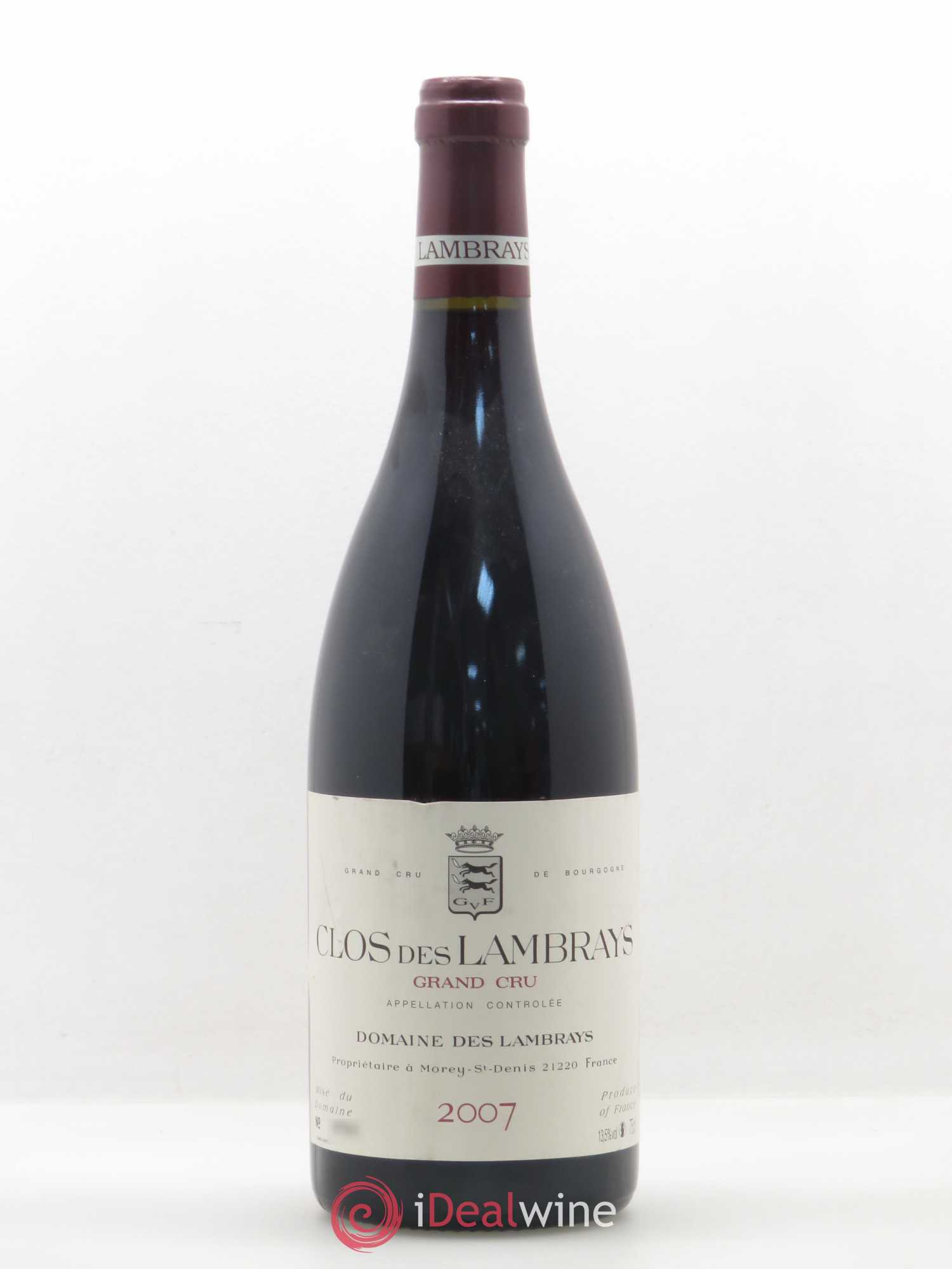 Clos des Lambrays Grand Cru Domaine des Lambrays 2007 - Lotto di 1 bottiglia - 0